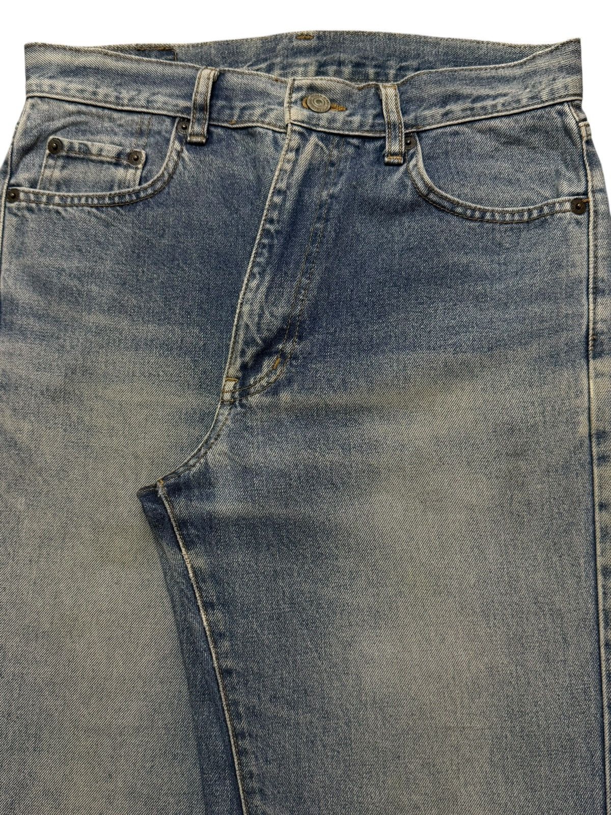 Undercover Vintage Y2K Japanese Brand Blue Faded Wash Straight Loose Size US 29 - 3 Thumbnail