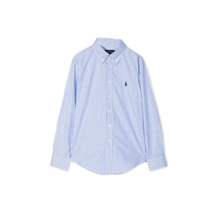 Polo Ralph Lauren Polo Ralph Lauren Kids Logo Embroidered Striped Shirt Size US XL / EU 56 / 4 - 1 Thumbnail