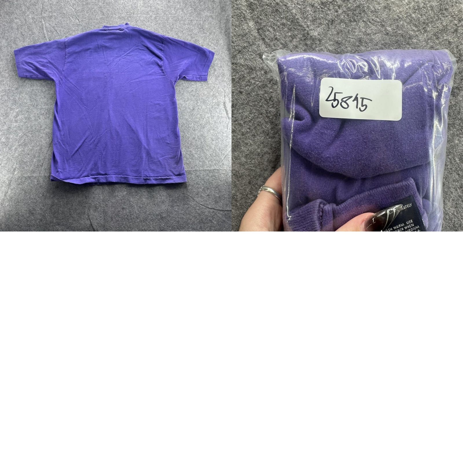 Vintage VINTAGE Honors Shirt Mens Large Purple Pocket Tee Short Sleeve Crew Neck 100% Cotton Made USA Single Stitch Size US L / EU 52-54 / 3 - 8 Thumbnail