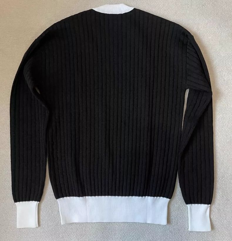 Jil Sander Jil Sander Color-blocked silhouette knit sweater Size L / US 10 / IT 46 - 3 Thumbnail