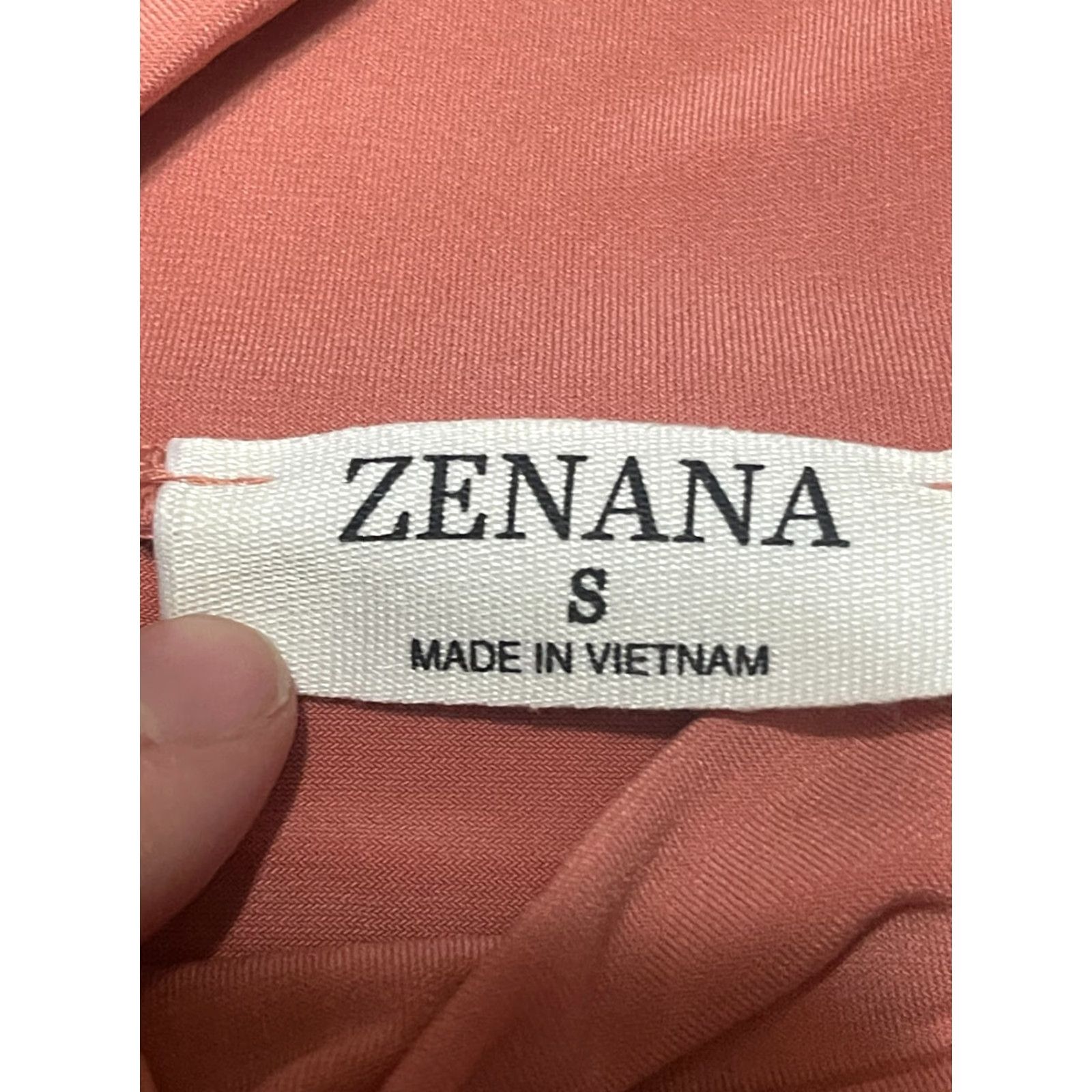 Vintage Zenana Outfitters Shirt Women Size Small Orange Long Sleeve Crew Neck Size S / US 4 / IT 40 - 7 Thumbnail