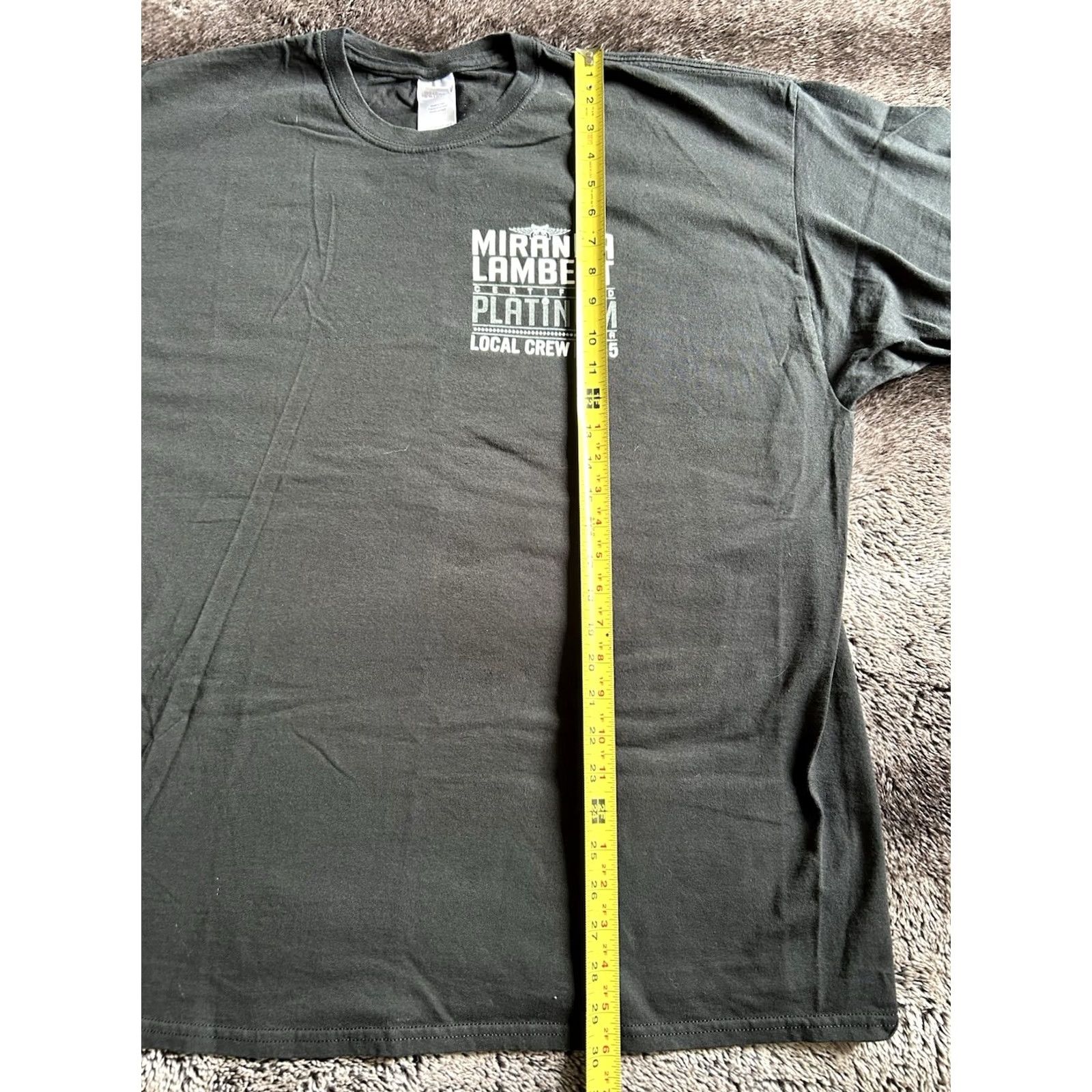 Vintage VINTAGE? NWOT Miranda Lambert Certified Platinum Tour Local Crew 2015 Men’s Size XXL T-Shirt Black Short Sleeve Music Band Mens Size US XXL / EU 58 / 5 - 5 Thumbnail