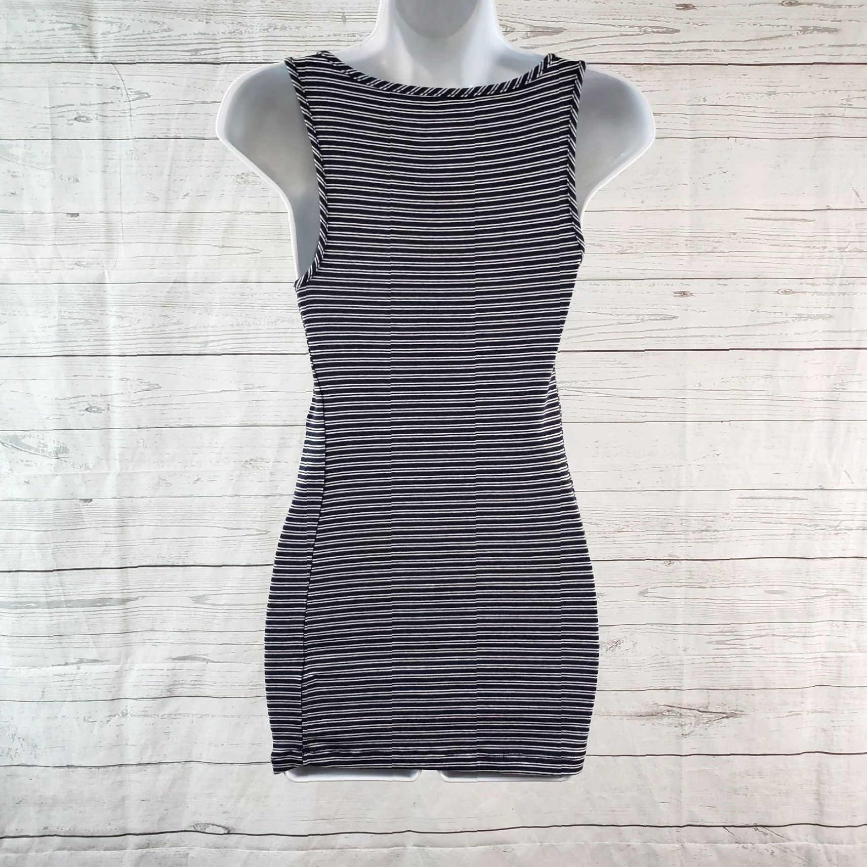 Vintage Isabel Maternity Womens Tank Top Sz Small Blue White Striped Scoop Neck Shirt Size S / US 4 / IT 40 - 4 Thumbnail