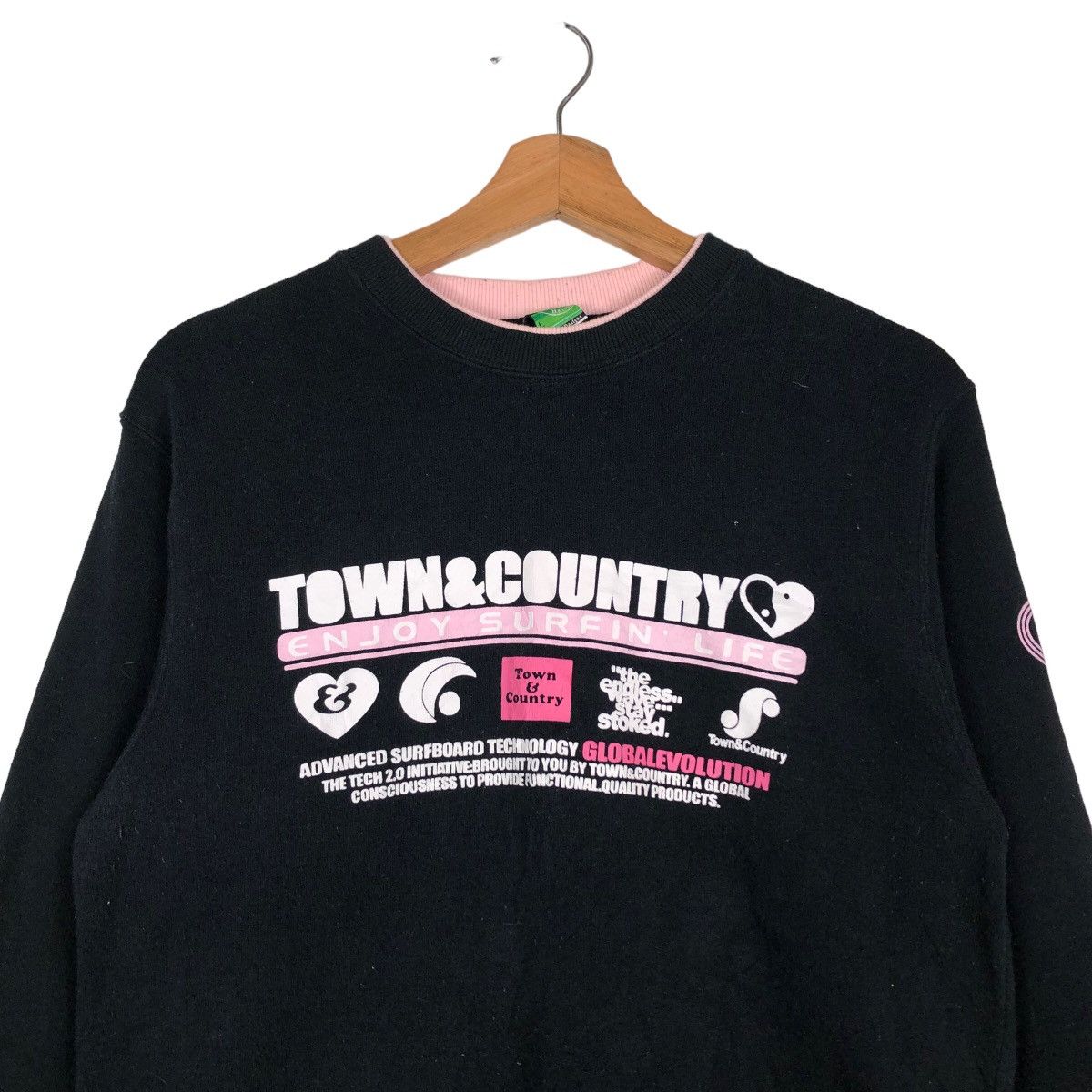 Japanese Brand 🔥Vintage Sweatshirt Hawaii T&C Surf Big Logo Overprint Size US L / EU 52-54 / 3 - 3 Thumbnail