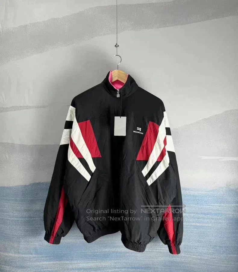 Balenciaga Balenciaga Black Red Double-Sided Jacket XS. Size US XS / EU 42 / 0 - 2 Thumbnail