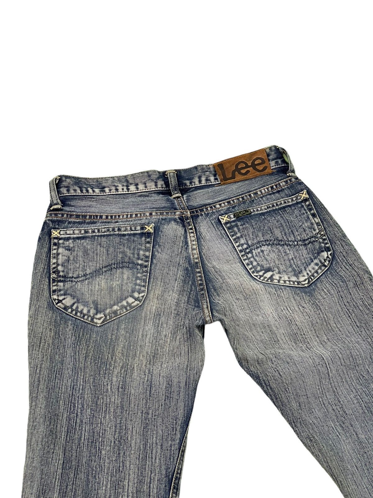 Lee Flare Jeans Lee Japan Faded Distress Low Rise Boot Cut 7🟦2 Size US 28 / EU 44 - 17 Thumbnail