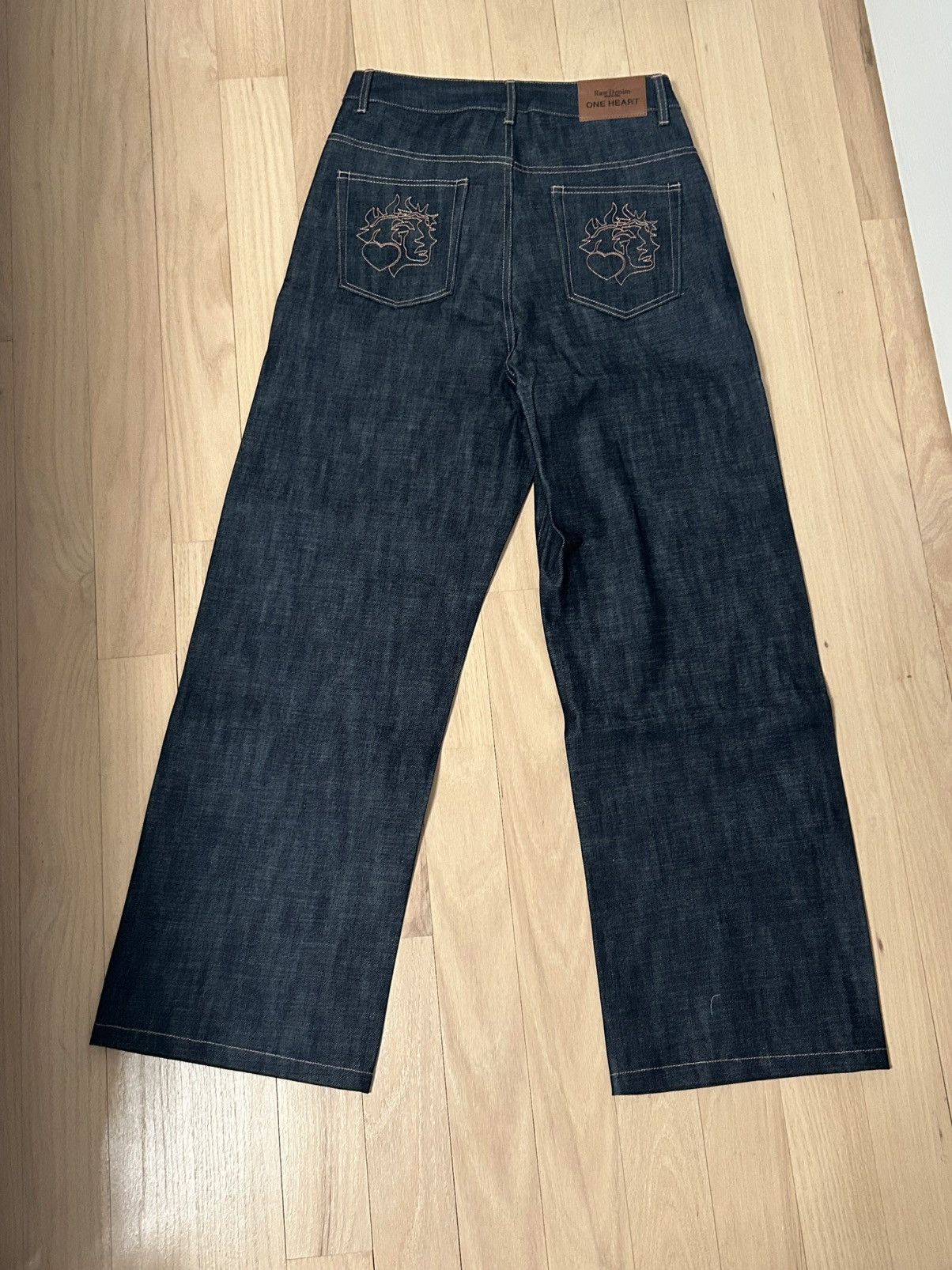 Other Oneheartco Raw Denim Jeans - IG Brand Size US 32 / EU 48 - 2 Thumbnail