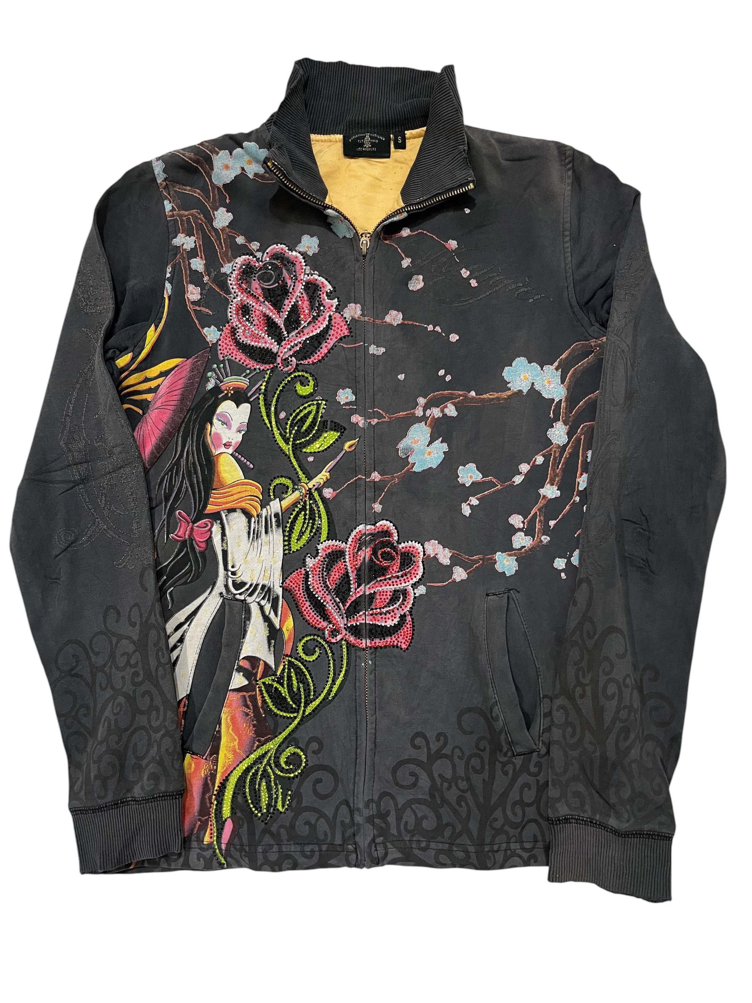 Christian Audigier Christian Audigier By Ed Hardy Full Zip Sweatshirt Size S / US 4 / IT 40 - 1 Thumbnail