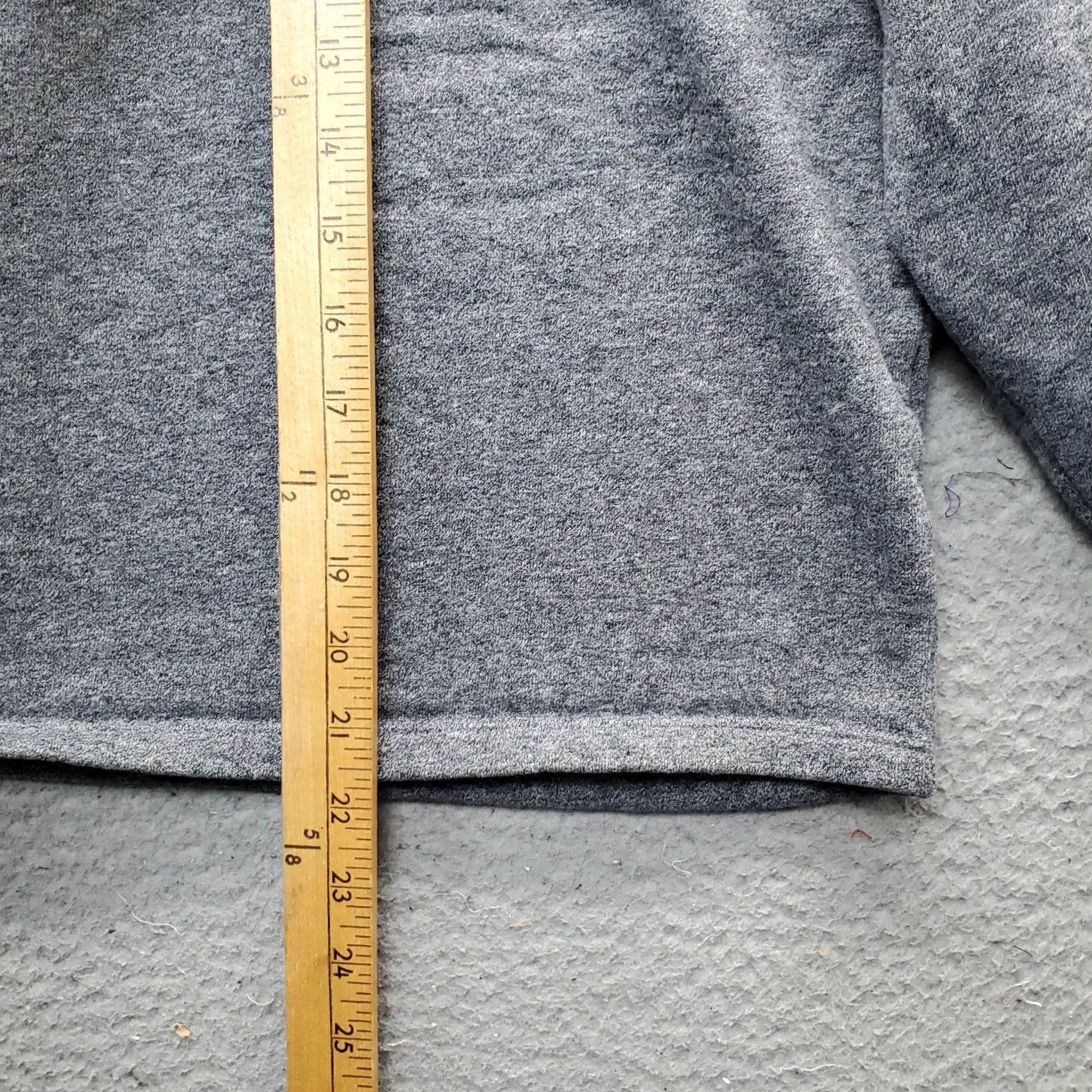 Calvin Klein Calvin Klein Cropped Sweatshirt Womens XL Gray Fleece Lined Oversized Pullover - CK Pullover Sweatshirt Women XL Gray Size XL / US 12-14 / IT 48-50 - 3 Thumbnail