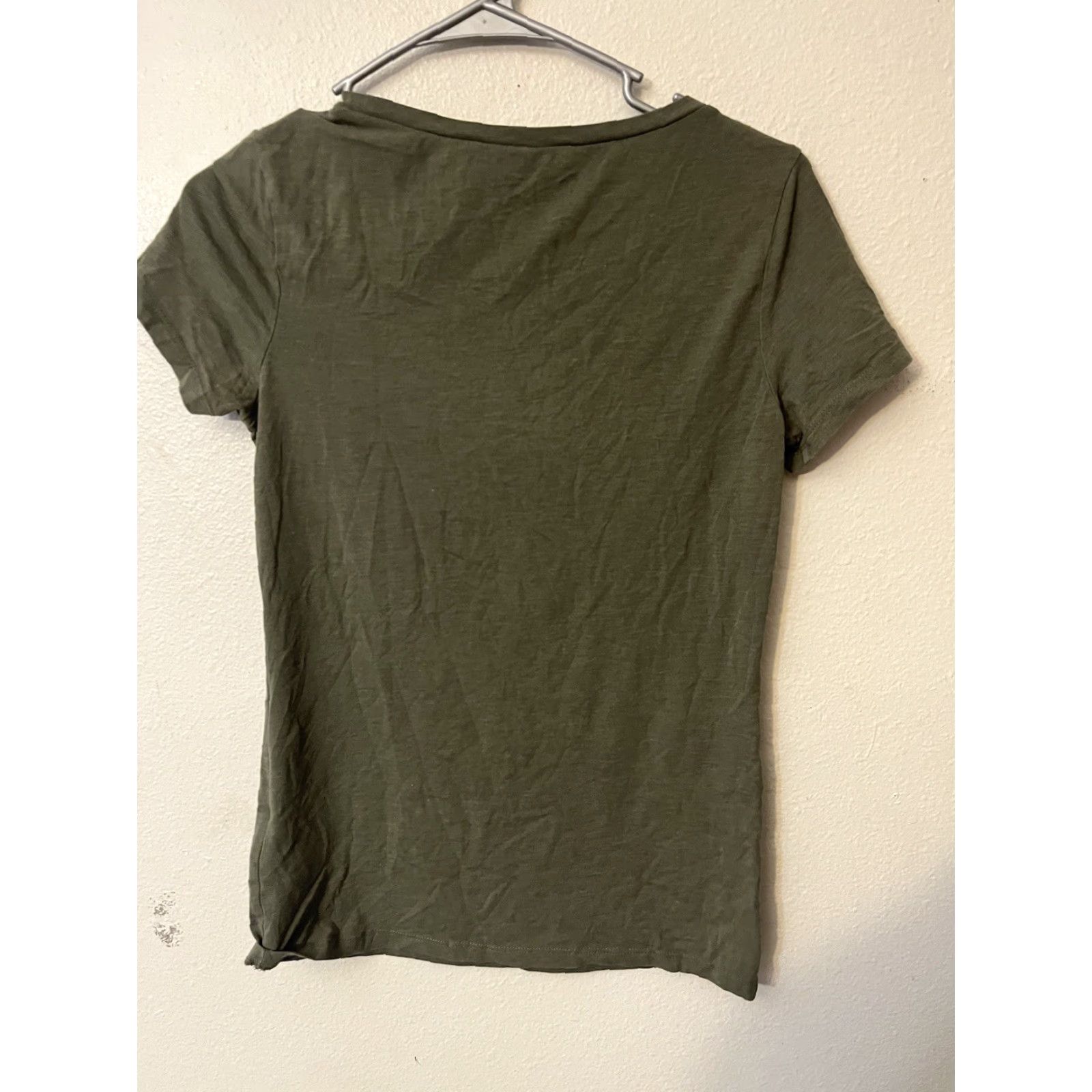 H&M H&M Divided basic T-shirt Women’s size Small Green Solid Size S / US 4 / IT 40 - 3 Thumbnail