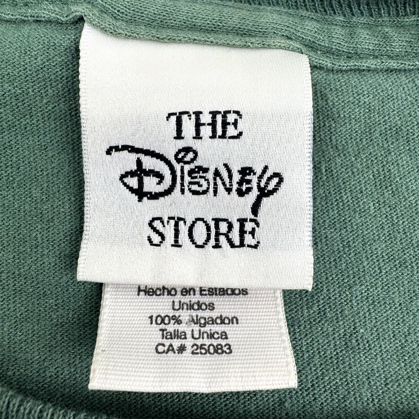 Disney VINTAGE Disney Store Tigger Sleep T Shirt Adult OSFA Disney World 90s Pooh Shirt Mens Green Cotton Short Sleeve Crew Neck 90s Cartoon Size US M / EU 48-50 / 2 - 3 Thumbnail