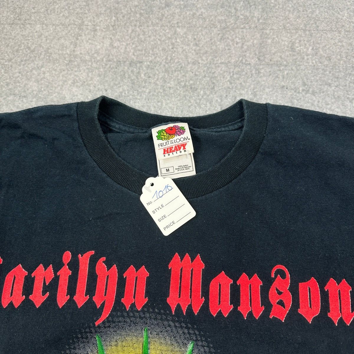 Fruit Of The Loom 2007 Fruit Of The Loom Marilyn Manson T-Shirt Schwarz (M) Size US M / EU 48-50 / 2 - 3 Thumbnail