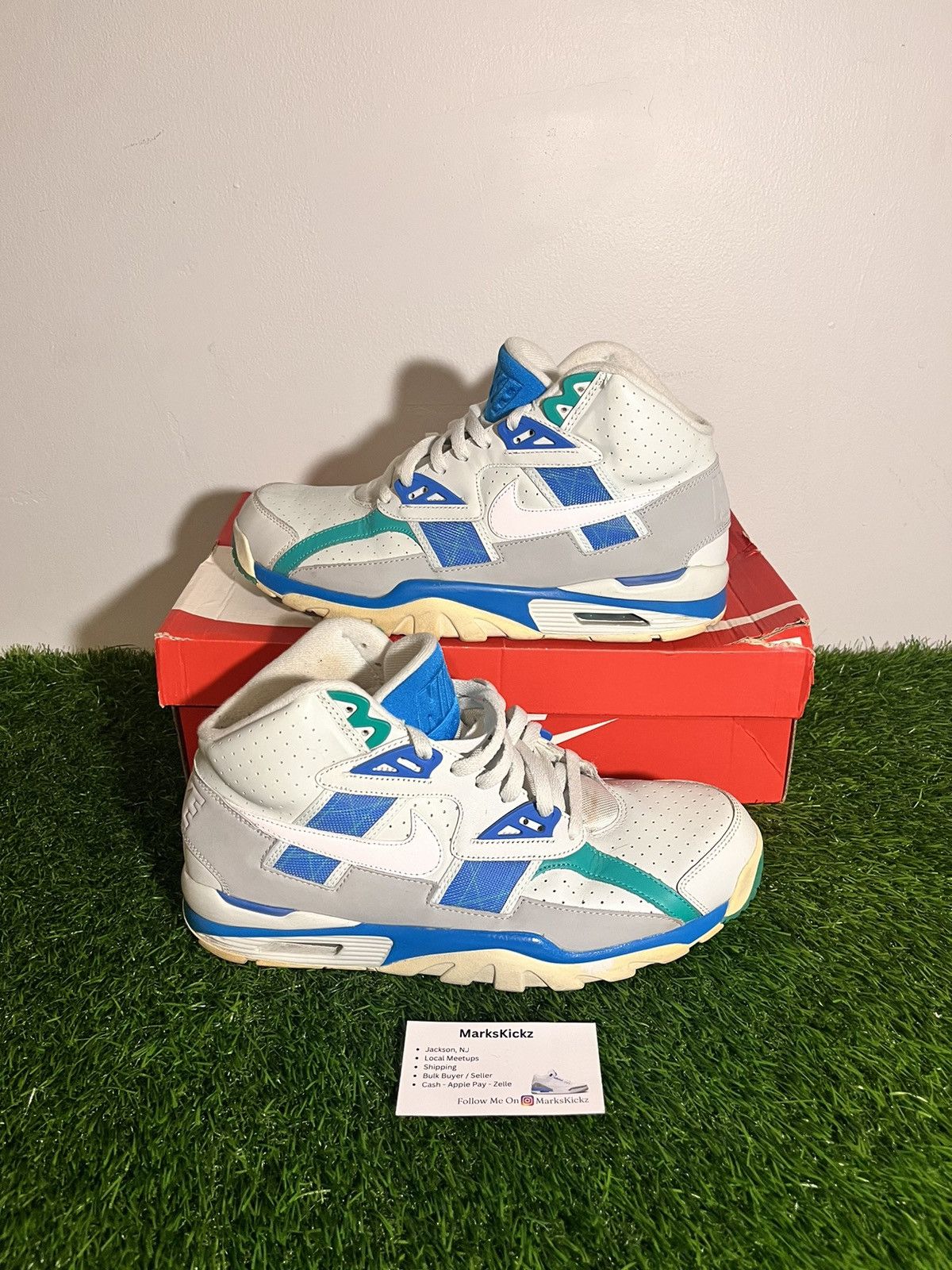 Nike nike air trainer sc high blue orbit size 12 Size US 12 / EU 45 - 1 Thumbnail