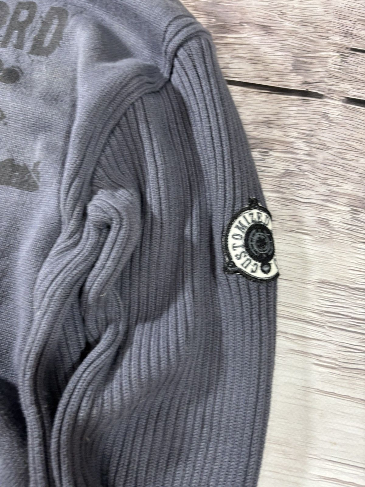 Vintage Streetwear Kapital Style Sweater Zip Hoodie 90s
