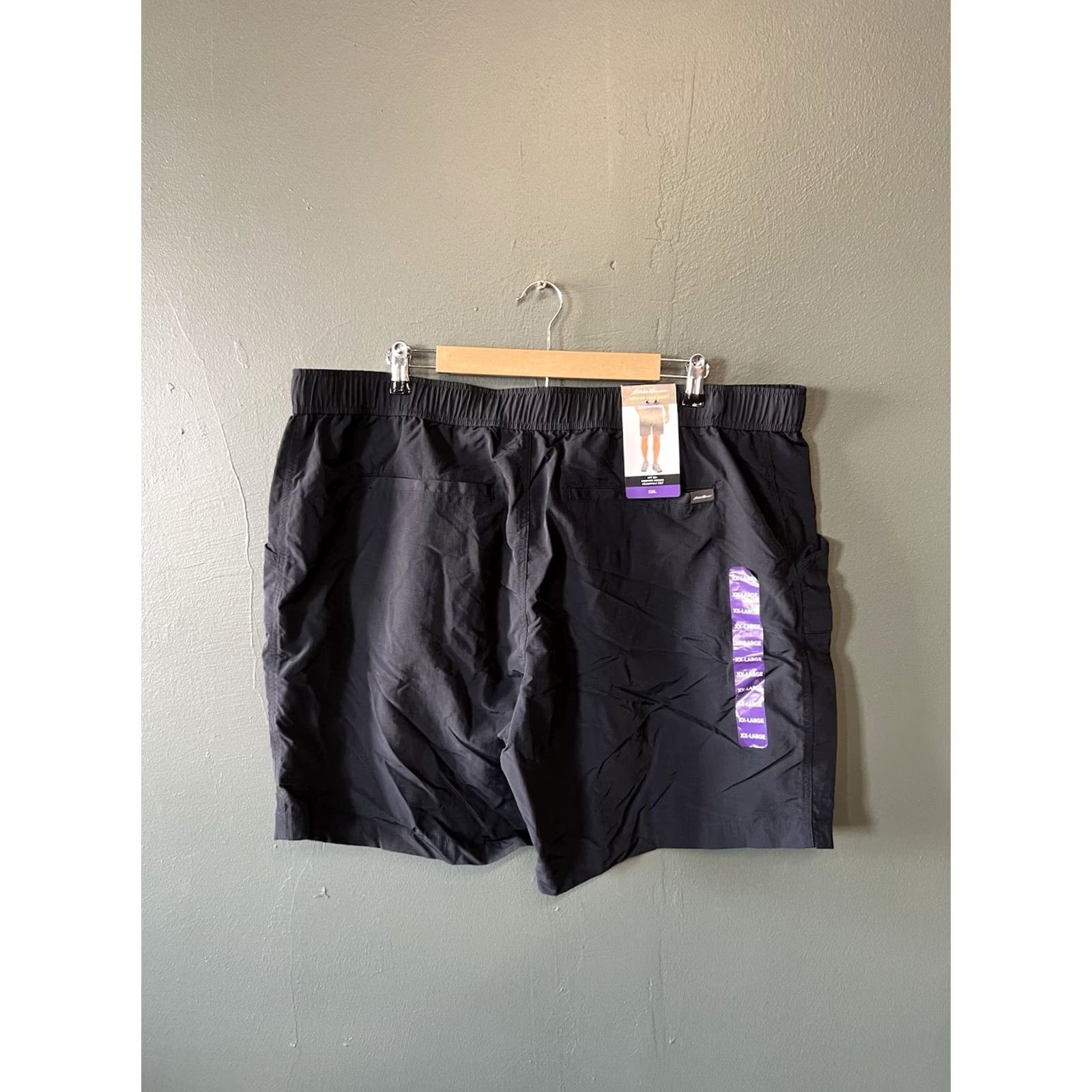 Eddie Bauer Eddie Bauer Men's Ripstop Tech Pull On Short 3XL Black Chino Nylon Pockets Casual Travel Cotton? Size US 39 - 2 Thumbnail