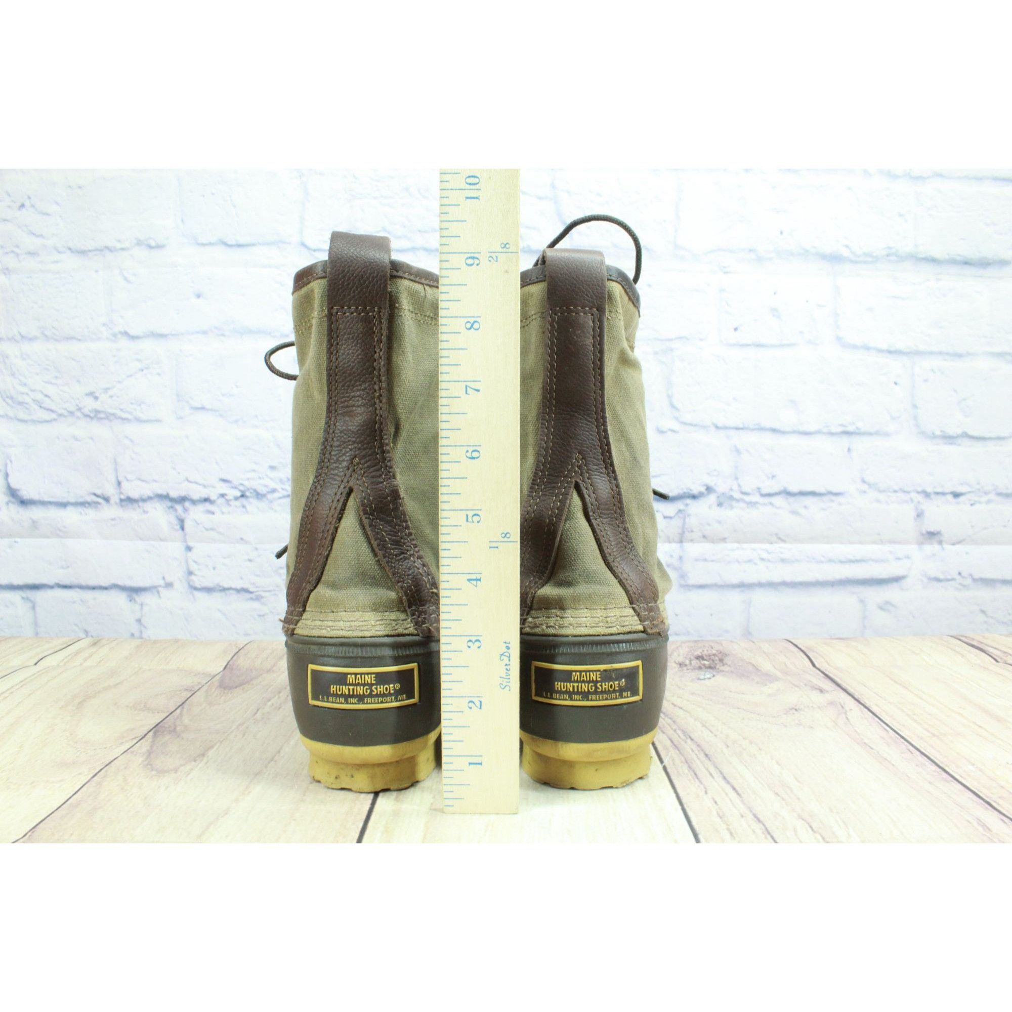 Canvas × L.L. Bean LL Bean Signature Waxed Canvas Unlined Hunting Duck Boots Size US 8 / IT 38 - 6 Thumbnail