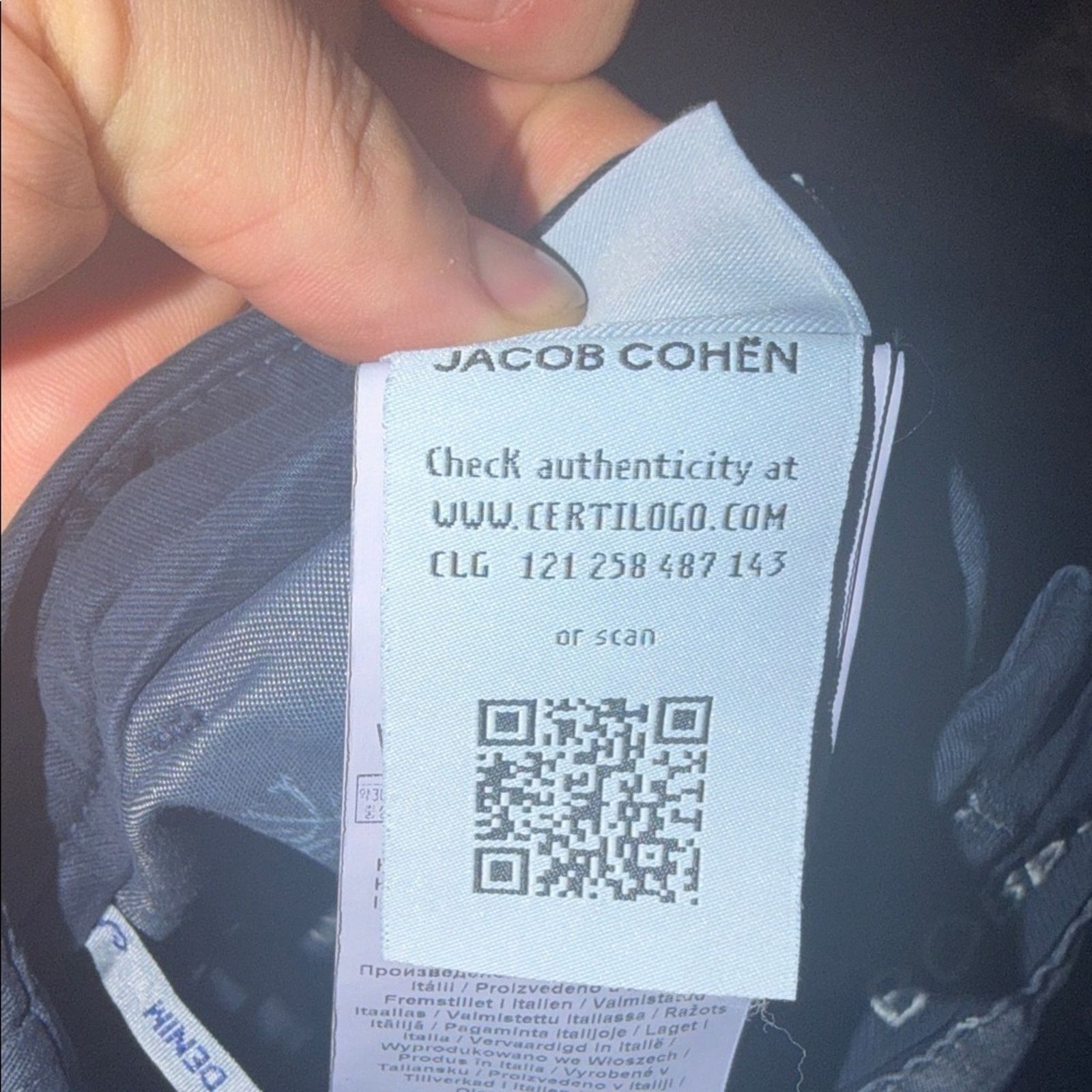 Jacob Cohen Jacob Cohen Navy Chino Pants Men's Size 36 Size US 36 / EU 52 - 6 Thumbnail