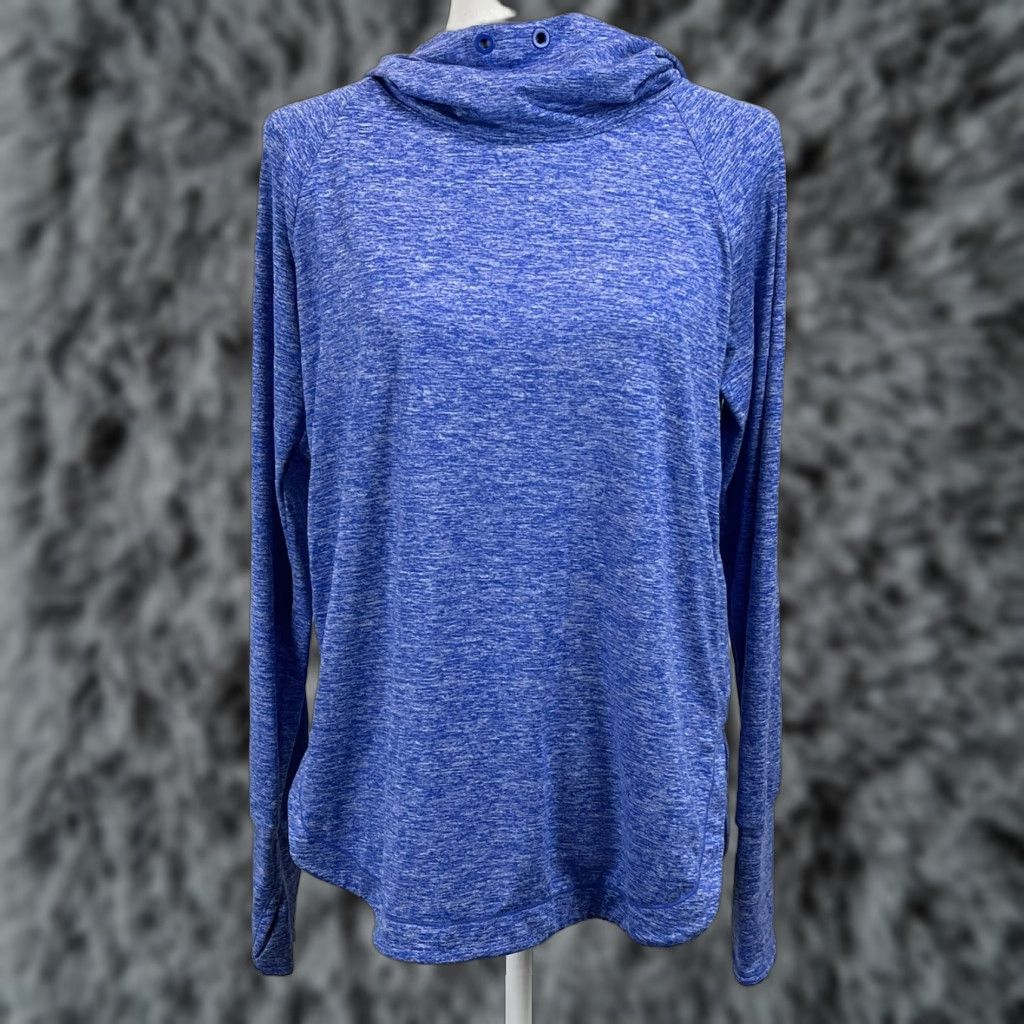 Athleta Athleta Hoodie Shirt Sz Medium Womens Blue Pullover Performance Athleisure SOFT Size M / US 6-8 / IT 42-44 - 1 Thumbnail