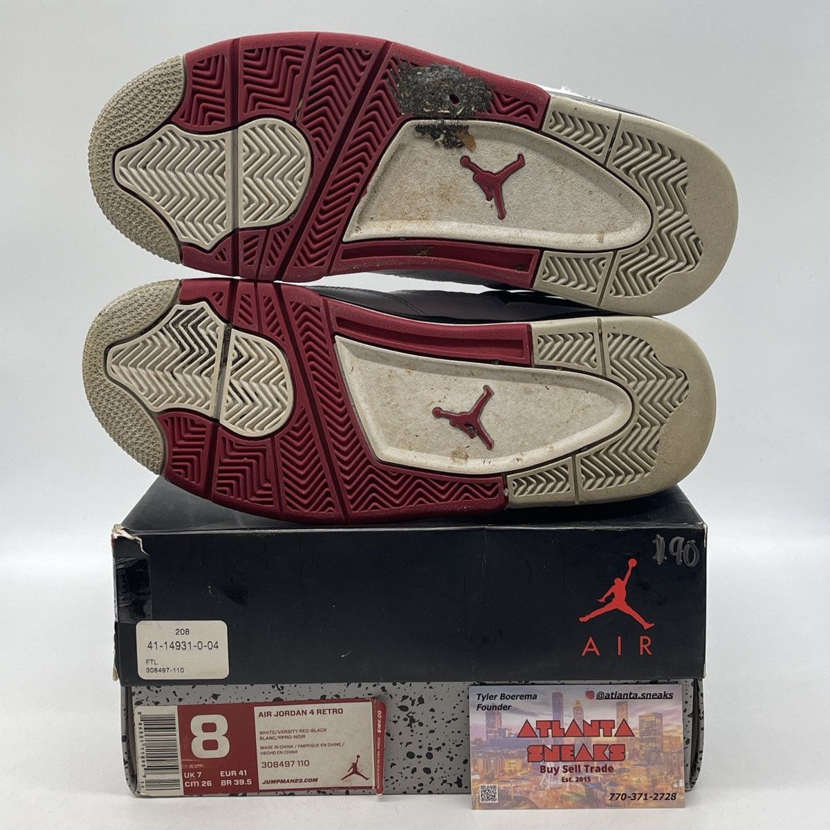 Jordan Brand Air Jordan 4 fire red Size US 8 / EU 41 - 7 Thumbnail