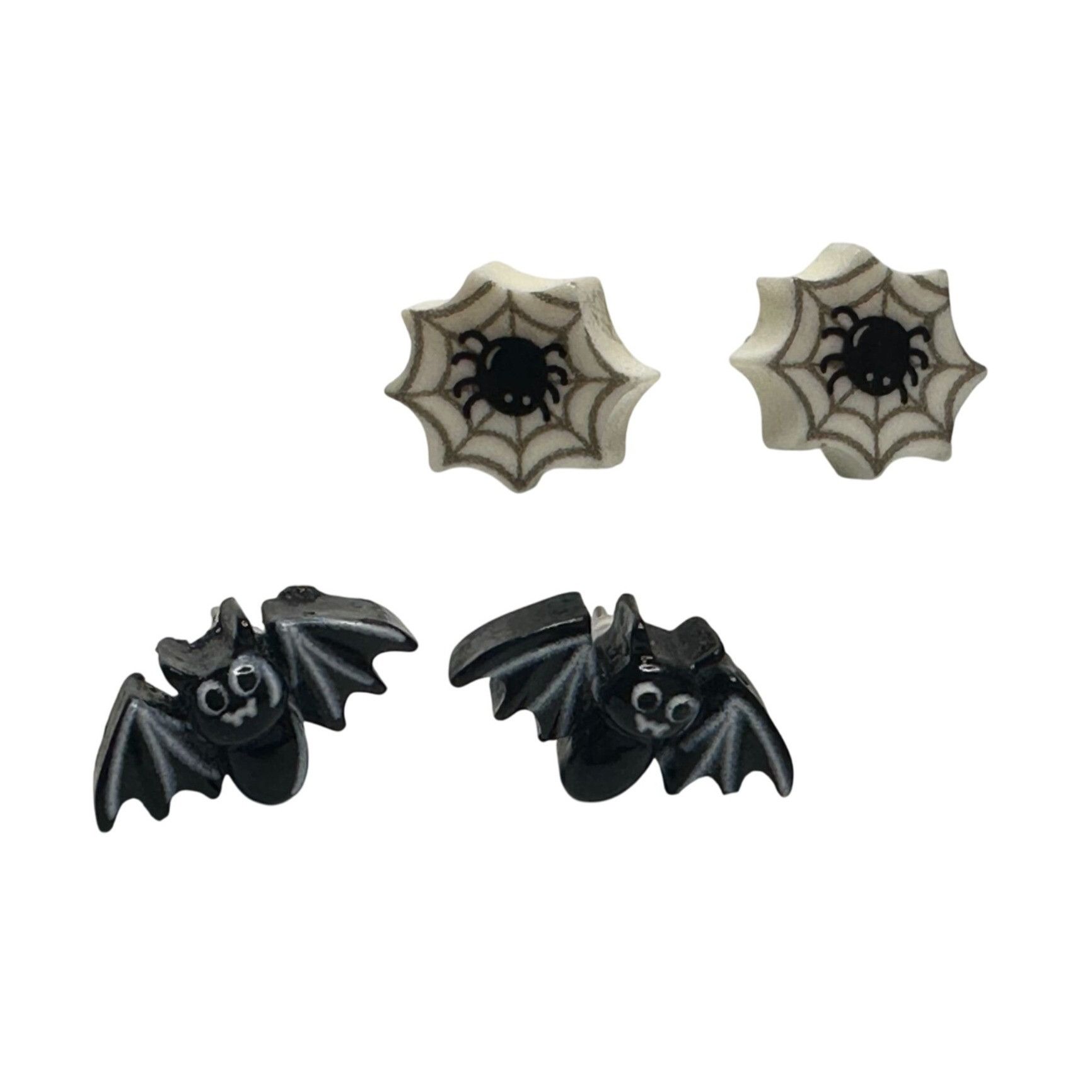 Other Two Pairs of Women's Halloween Earrings (1 Bat Pair and 1 Sp Size ONE SIZE - 4 Thumbnail