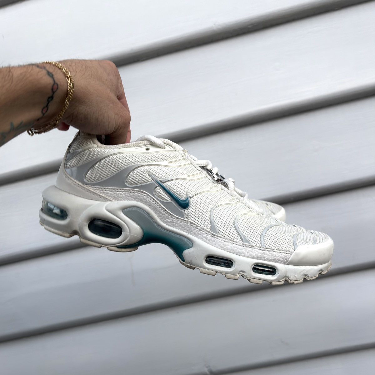 Nike Nike TN White Bright Spruce Size US 8 / EU 41 - 4 Thumbnail