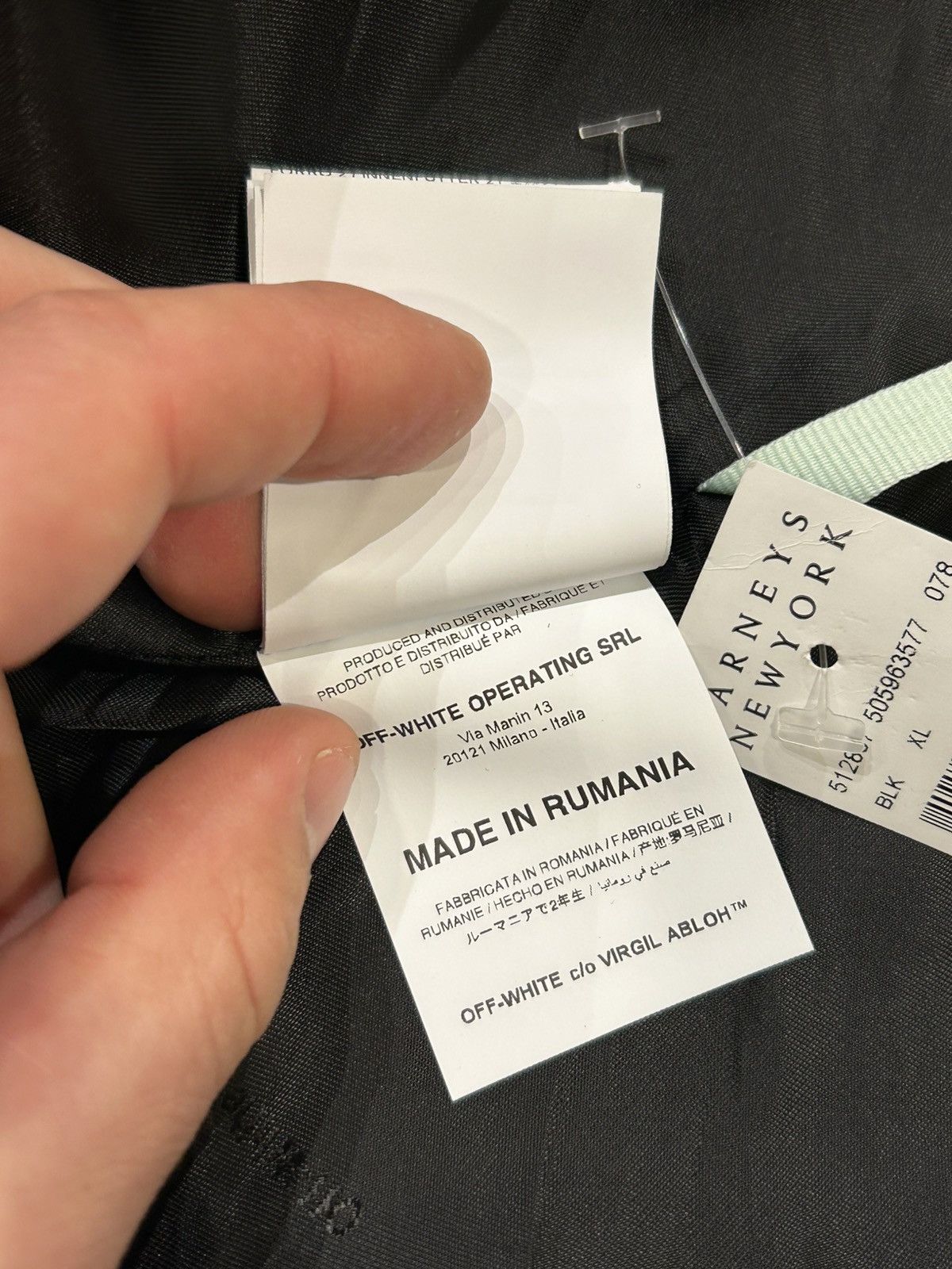 Off-White Off-White Leather Biker Jacket - Black Size US XL / EU 56 / 4 - 11 Thumbnail