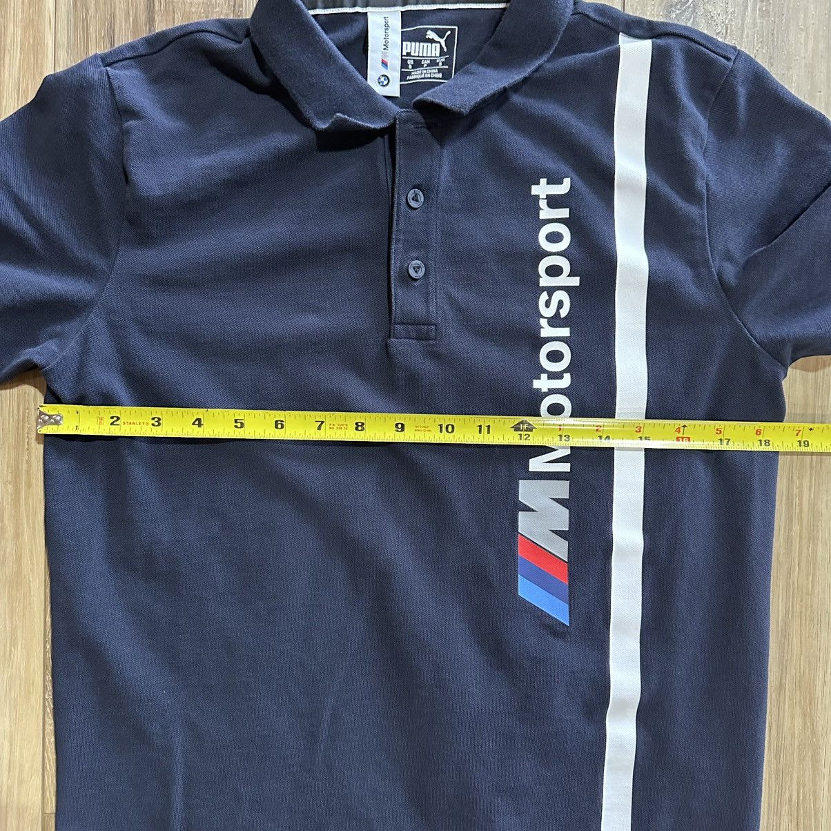 BMW × Puma Puma x BMW Motorsports Jacquard Polo Shirt, Navy, Small Size US S / EU 44-46 / 1 - 5 Thumbnail