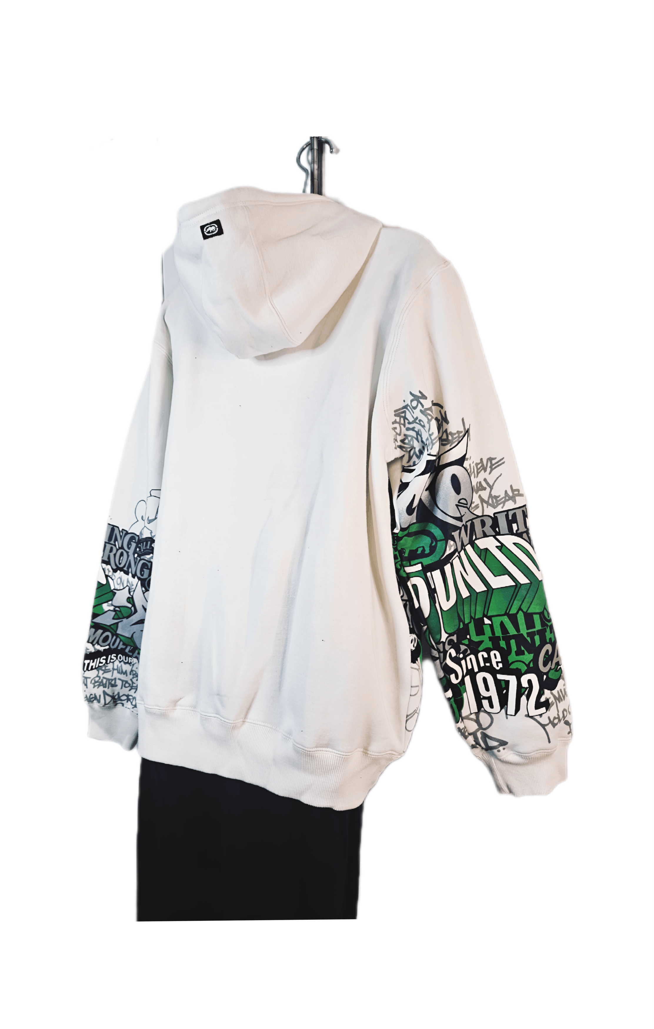 Marc Ecko Men’s Mark Ecko 2002 Graffiti Hoodie, Mint Condition: Size US L / EU 52-54 / 3 - 11 Thumbnail