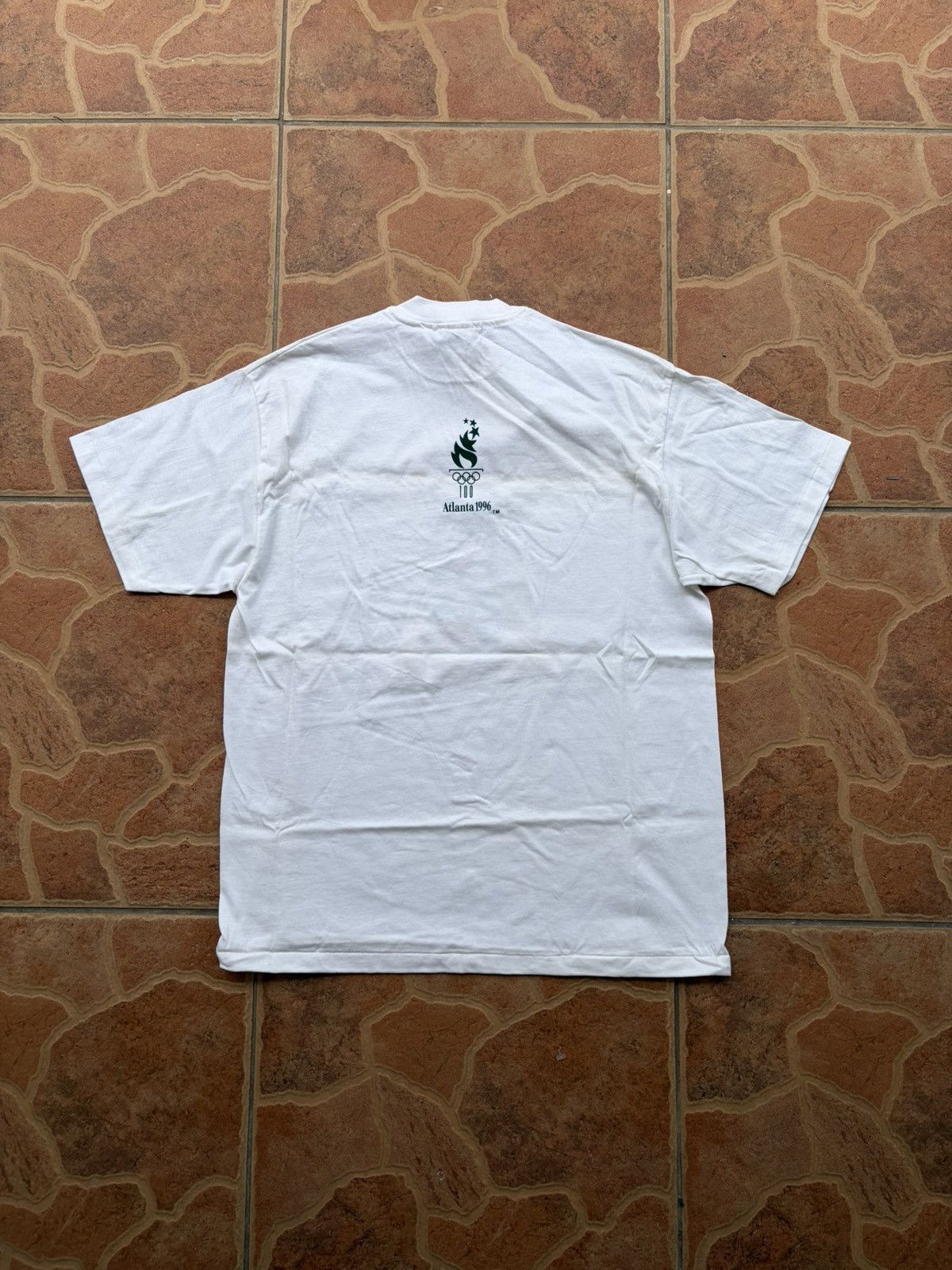 Hanes Deadstock NWT 1998 Atlanta olympics tshirt Size US L / EU 52-54 / 3 - 4 Thumbnail