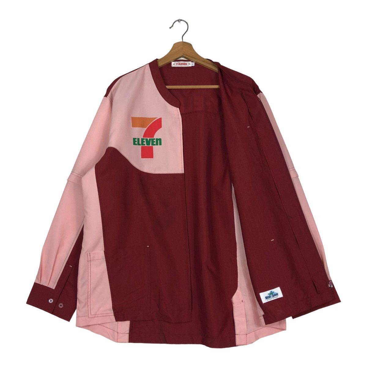 Japanese Brand 🔥VINTAGE WORK JACKET 7-ELEVEN BIG LOGO SPELL OUT Size US M / EU 48-50 / 2 - 11 Thumbnail