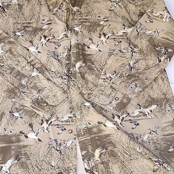 Vintage Woods & Water Outfitters Ducks Camouflage Long Slv Casual Bu Size US M / EU 48-50 / 2 - 8 Thumbnail