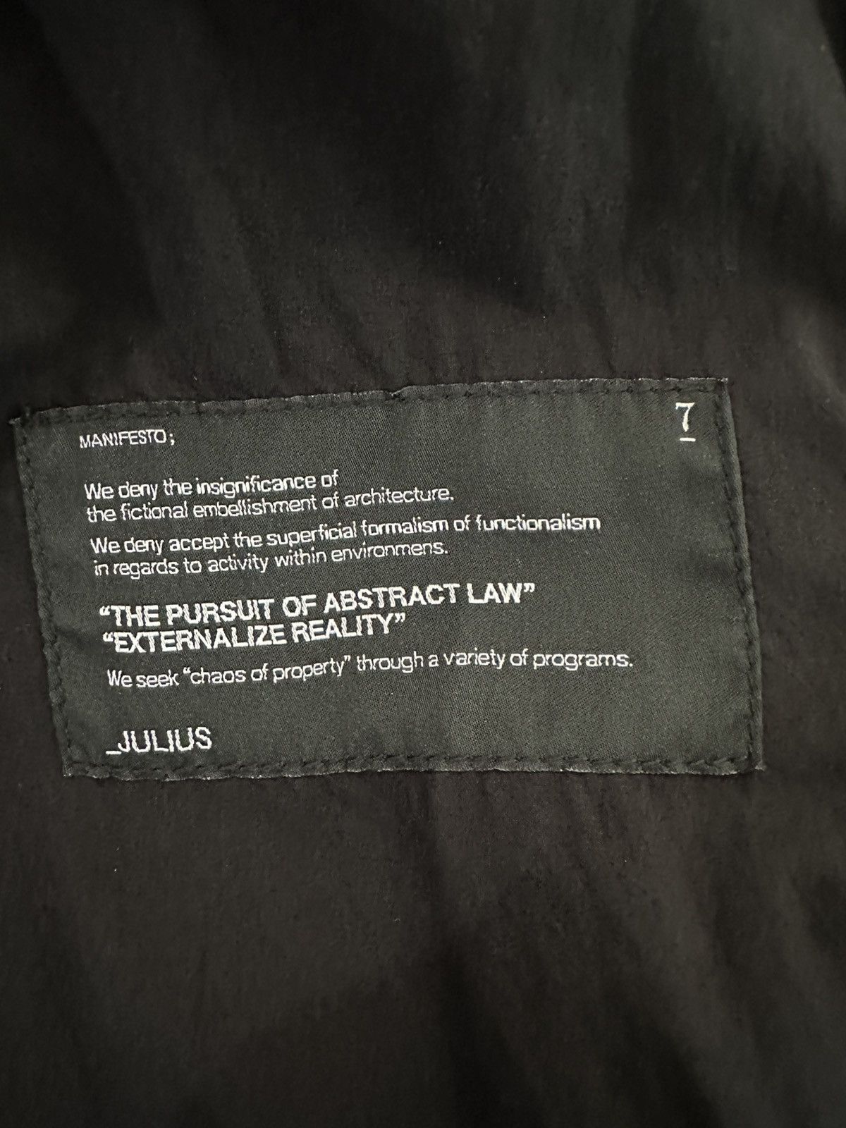 Julius JULIUS JACKET “GLITCH” AW14 Size US M / EU 48-50 / 2 - 12 Thumbnail