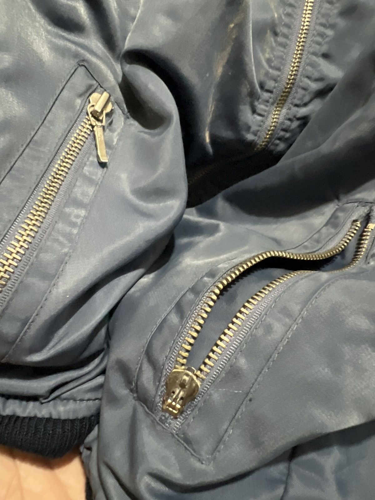 Levi's Vintage Clothing 80/90s Levi's Sun Faded Distressed Paint Bomber Jacket Size US M / EU 48-50 / 2 - 9 Thumbnail