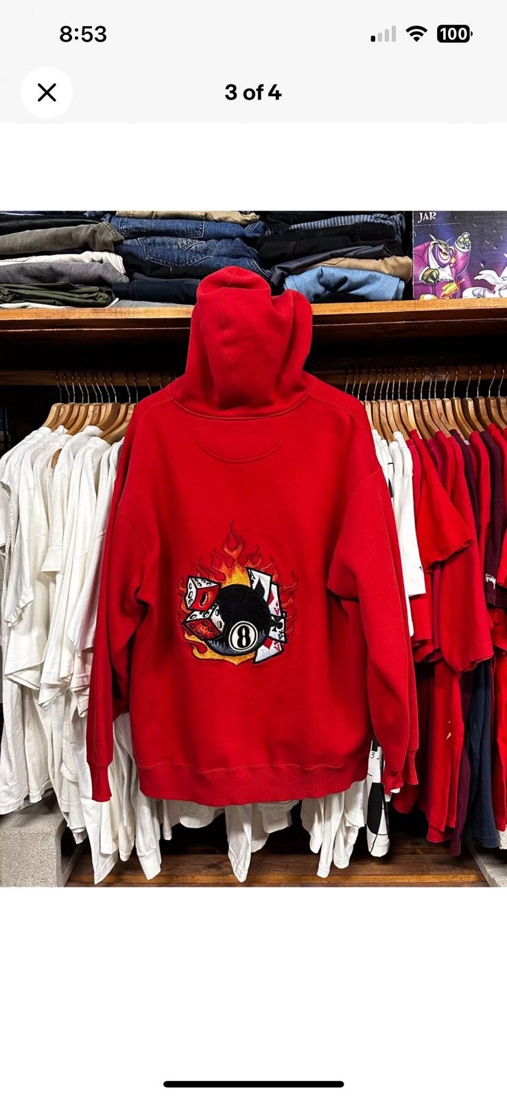 JNCO JNCO Flames Hoodie RARE Size US XL / EU 56 / 4 - 1 Thumbnail
