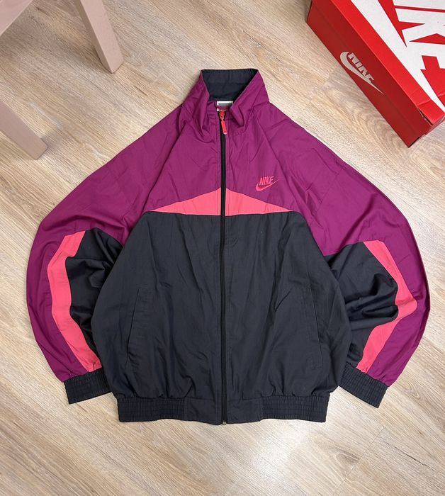 Nike 90s Vintage Nike Retro Nylon Drill Jacket Y2K | Grailed