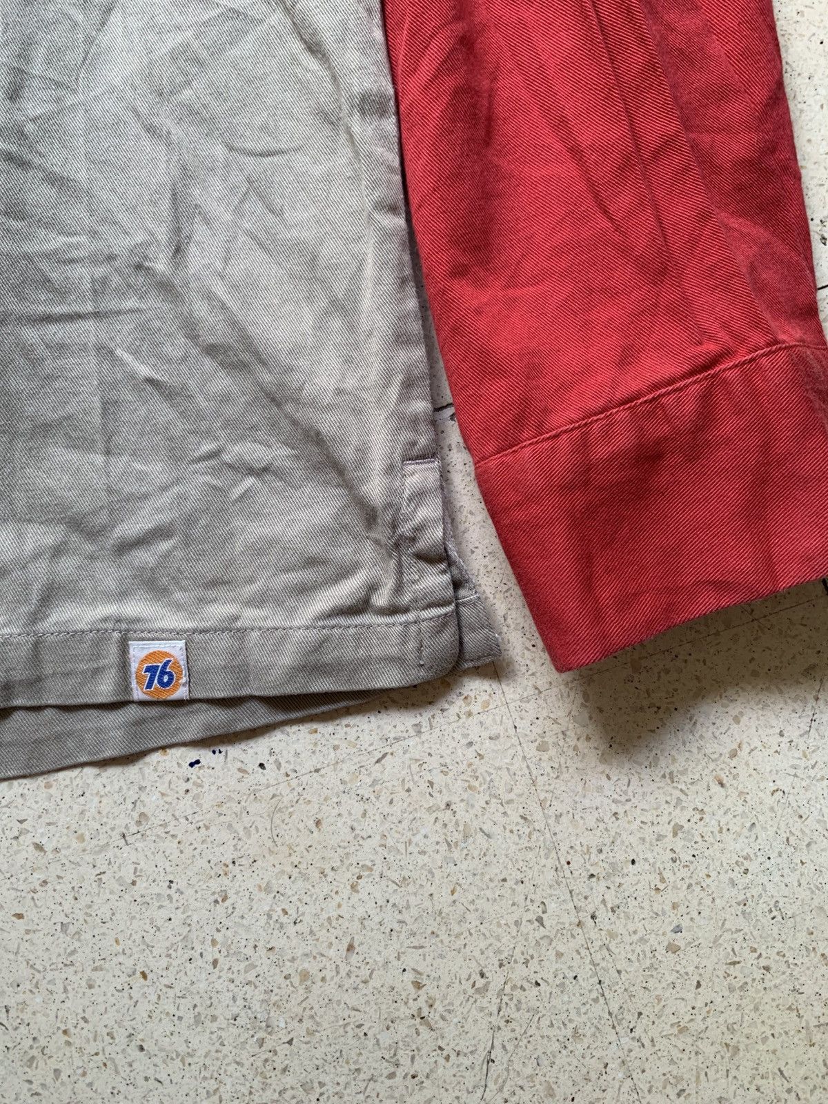 Indian Motorcycle Vintage 76 lubricants motor oil zipper work shirt Size US M / EU 48-50 / 2 - 6 Thumbnail