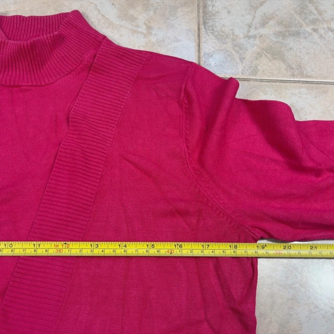 Vintage Roberto Sarto Womens Pink sweater Jumper Cotton Size M 40. Size M / US 6-8 / IT 42-44 - 3 Thumbnail