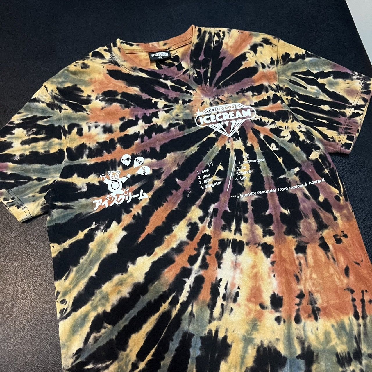 Icecream Ice Cream Billionaire Boys Club Hugs Tie Dye T Shirt Size US M / EU 48-50 / 2 - 3 Thumbnail
