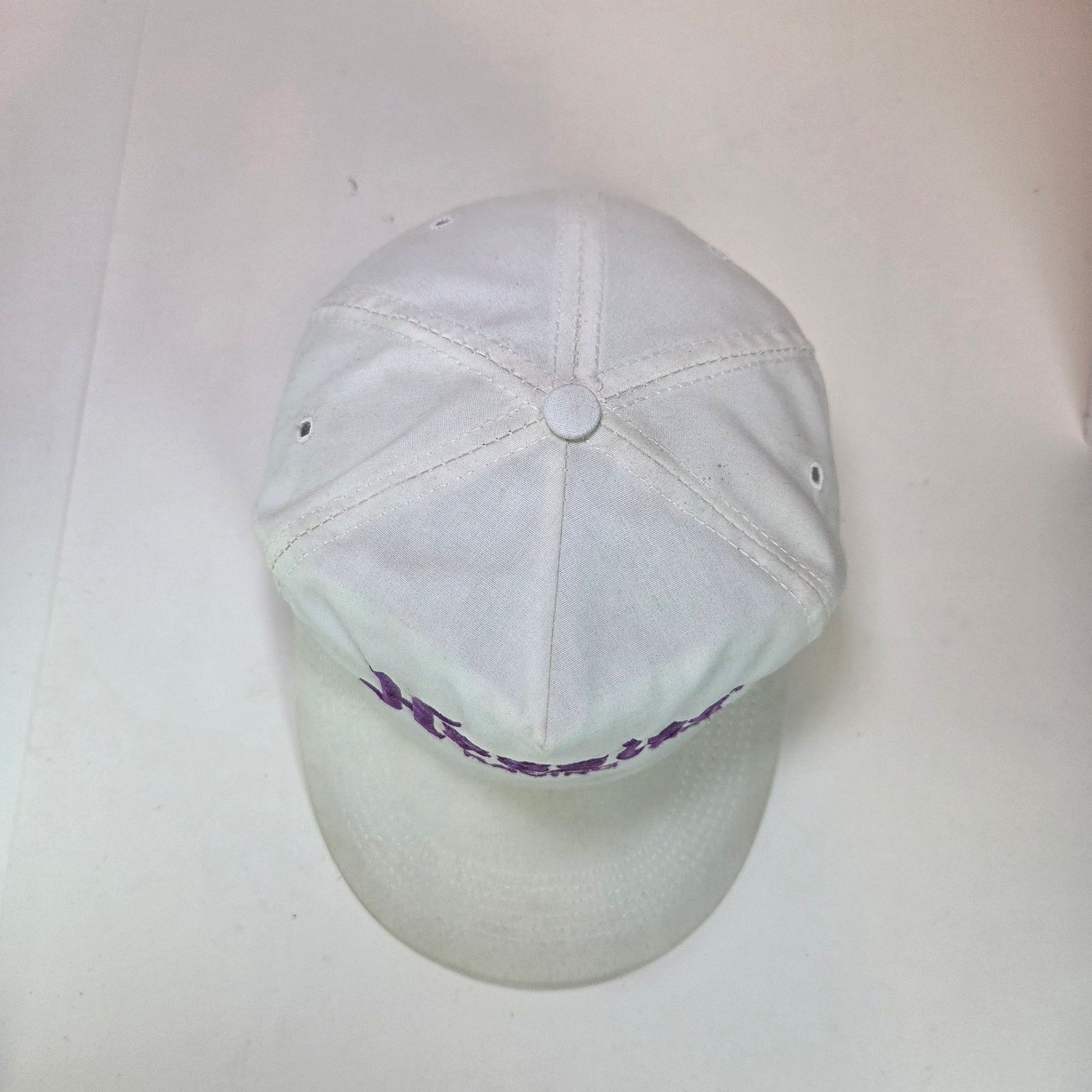 Other 1990s Hoosier Racing Tire Snapback Hat White Purple USA Size ONE SIZE - 5 Thumbnail