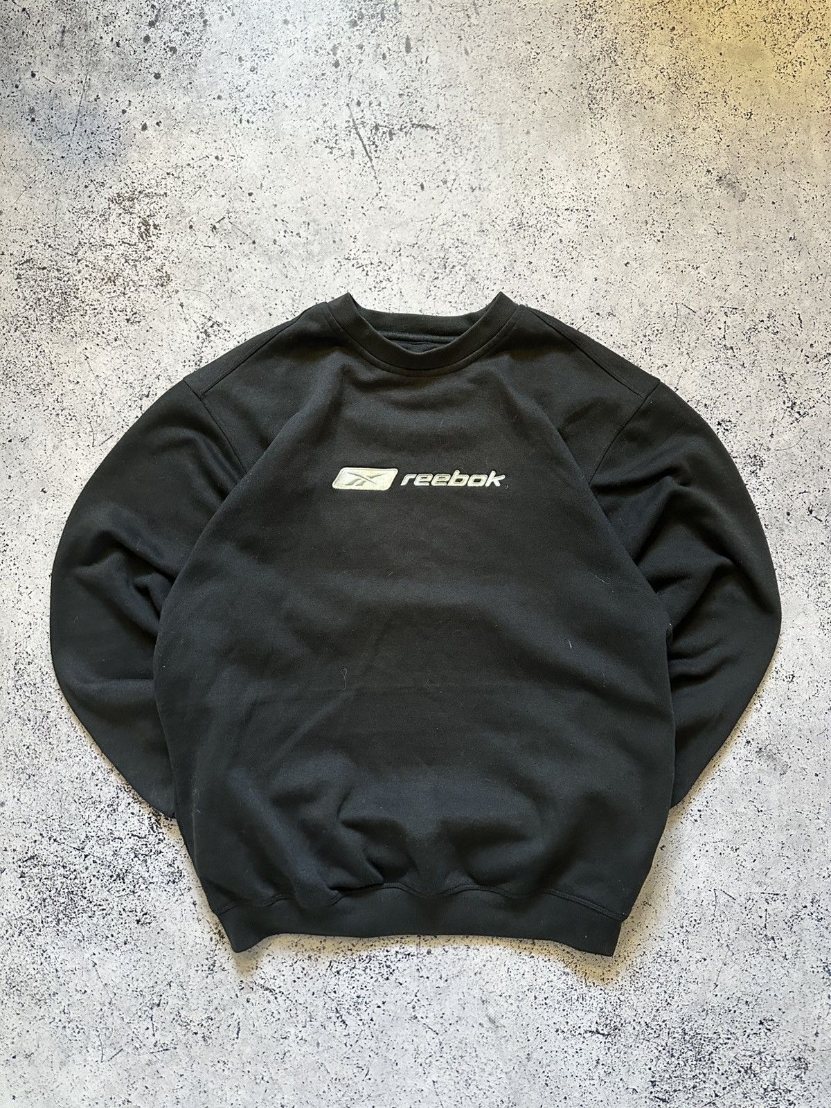 Reebok × Vintage Vintage Reebok Baggy Oversized Sweatshirt Spell Out Logo Y2K Size US XL / EU 56 / 4 - 1 Thumbnail