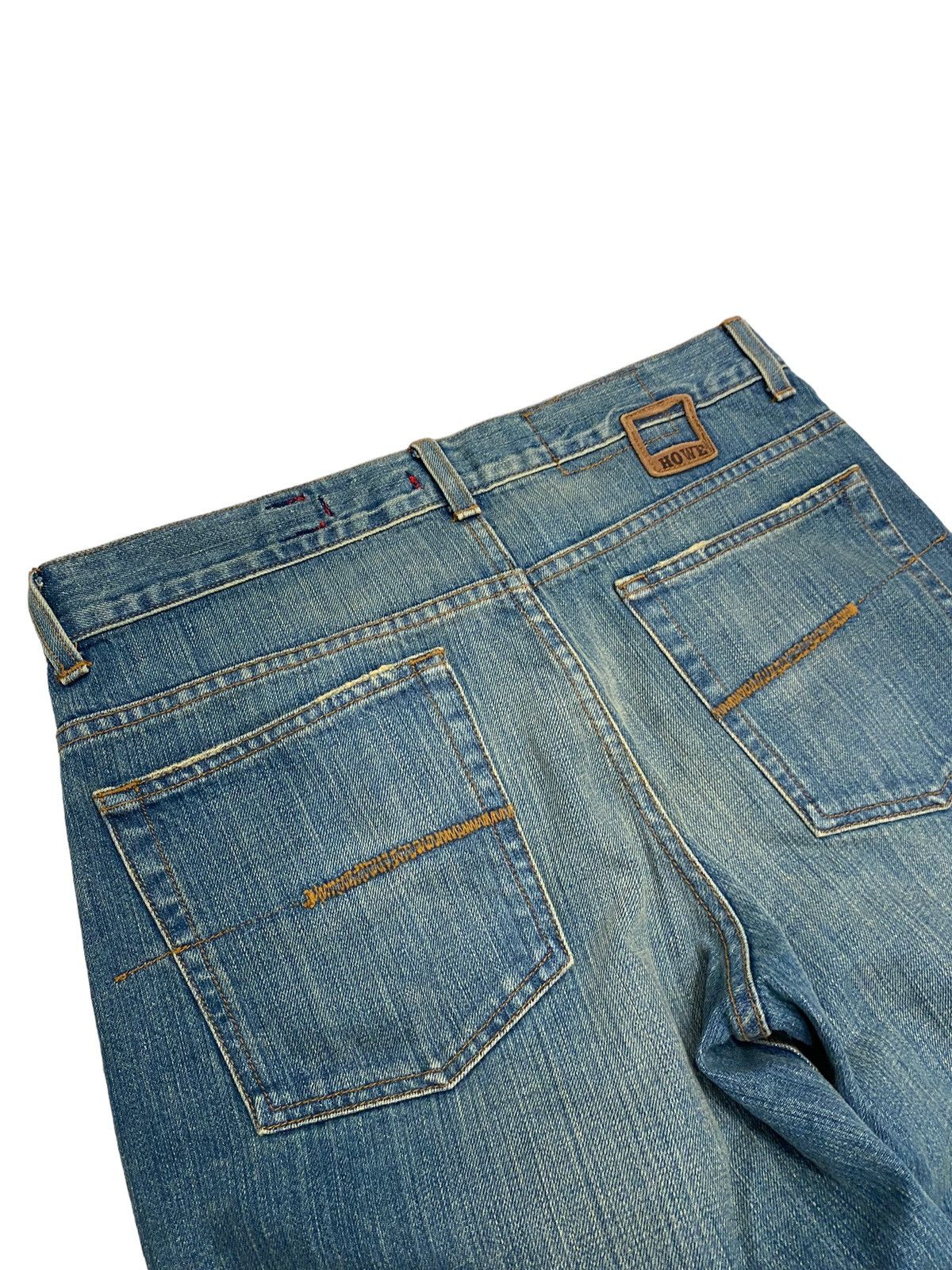 Howe Vintage Howe Tailored Denim Low Rise Straight Jeans Grunge Size US 30 / EU 46 - 5 Thumbnail