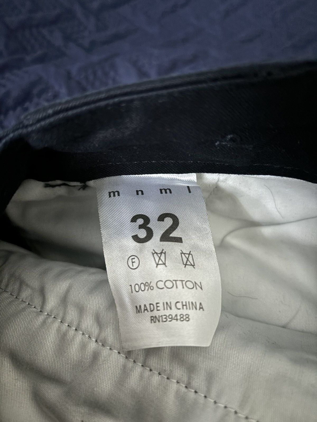 MNML × Vintage MNML Vintage Twill Cargo Pants Midnight Blue Size US 32 / EU 48 - 3 Thumbnail