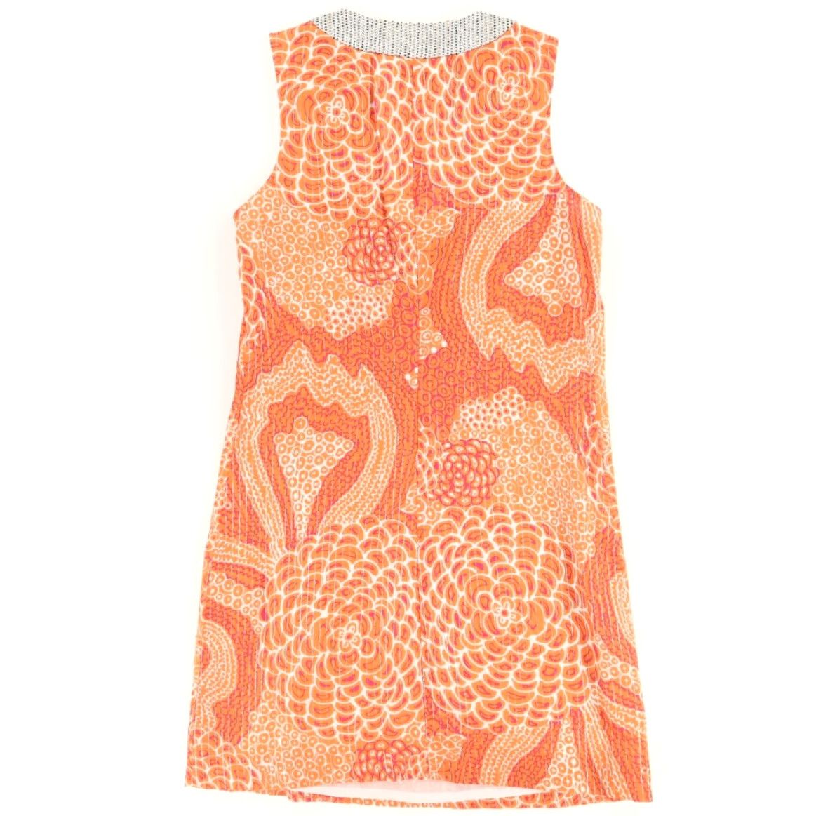 Trina Turk Trina Turk Metallic All Over Print Dress Orange Women's 4 Size S / US 4 / IT 40 - 4 Thumbnail