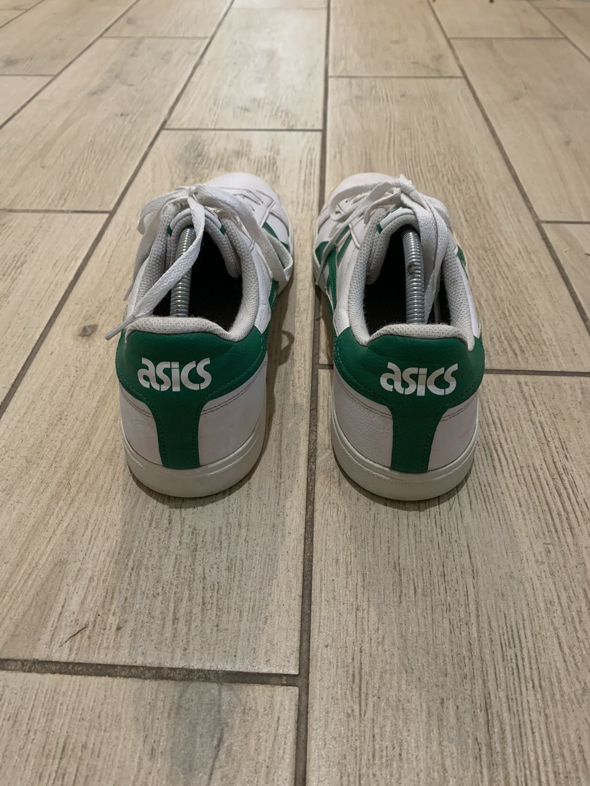 Asics × Onitsuka Tiger × Vintage Asics Vintage Leather White Green Shoes Size US 11.5 / EU 44-45 - 5 Thumbnail