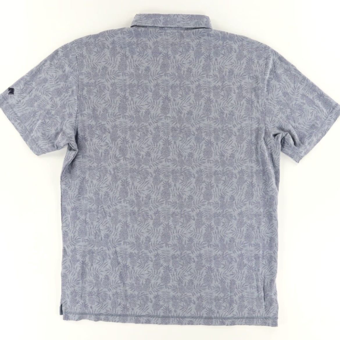 Vintage Linksoul Pineapple Pique Cotton Blend All Over Print Polo Shirt Gray Men's 2XL Size US XXL / EU 58 / 5 - 4 Thumbnail