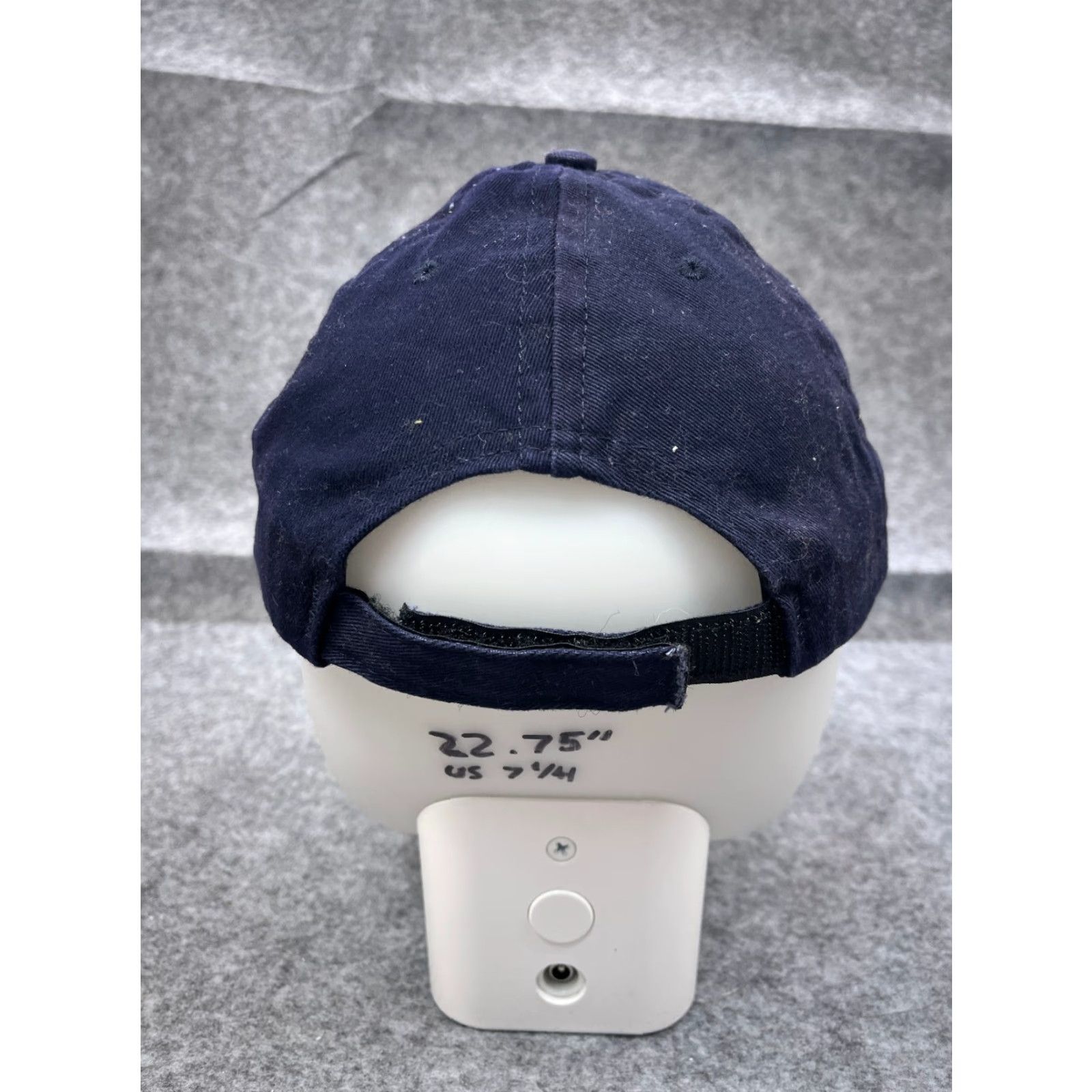 Vintage America's Navy Hat Cap Made USA One Size Adult Blue Yellow Cotton Strap Back Size ONE SIZE - 6 Thumbnail