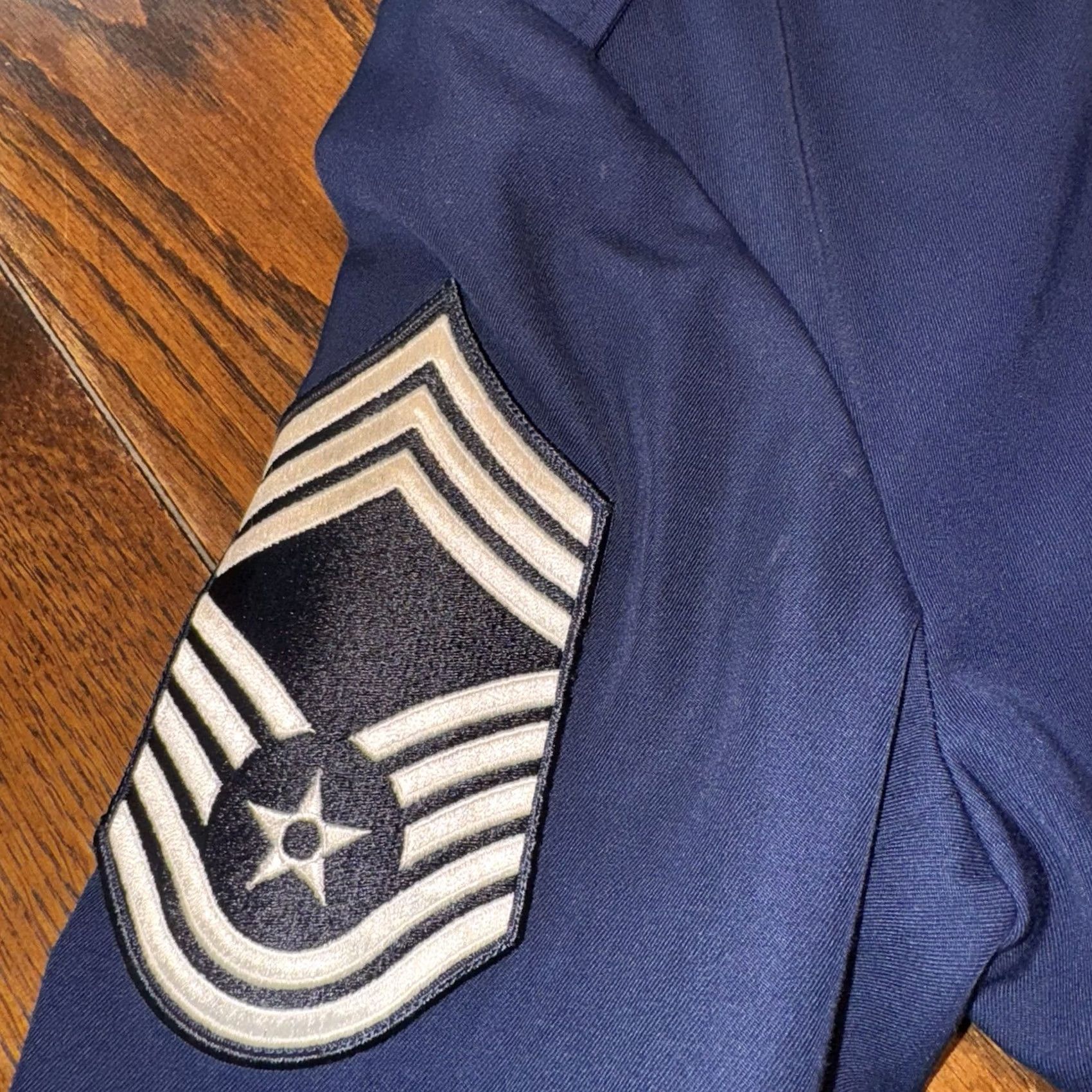 Vintage VINTAGE DSCP Military Jacket Size 44 Regular US Air Force Blue Mens Jacket Short Zip Pockets Solid Retro 90s USA Military Theme Size US S / EU 44-46 / 1 - 5 Thumbnail