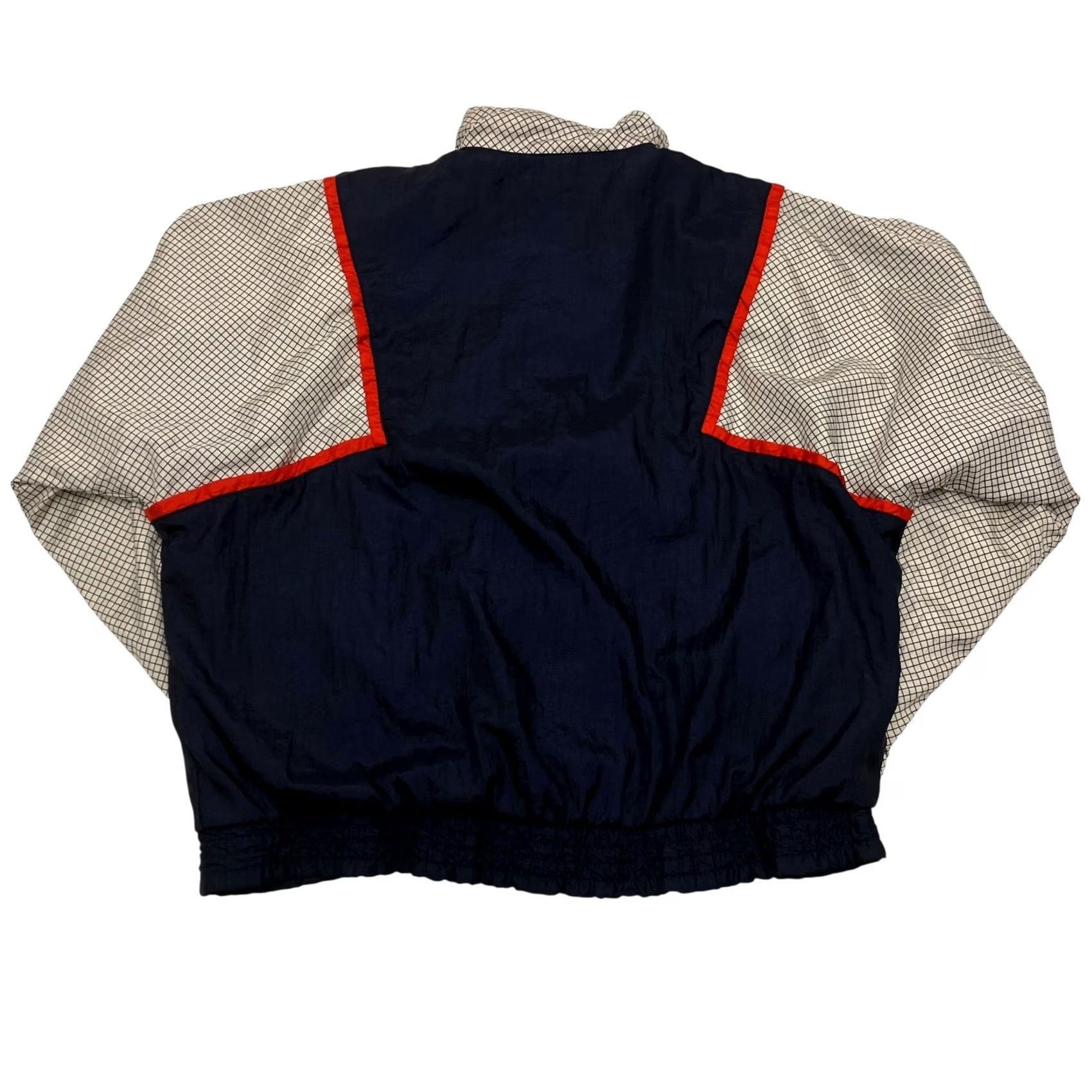 Ellesse VINTAGE Ellesse Jacket Medium Navy Red Shell Windbreaker 90s Full Zip Mens Size M / US 6-8 / IT 42-44 - 7 Thumbnail
