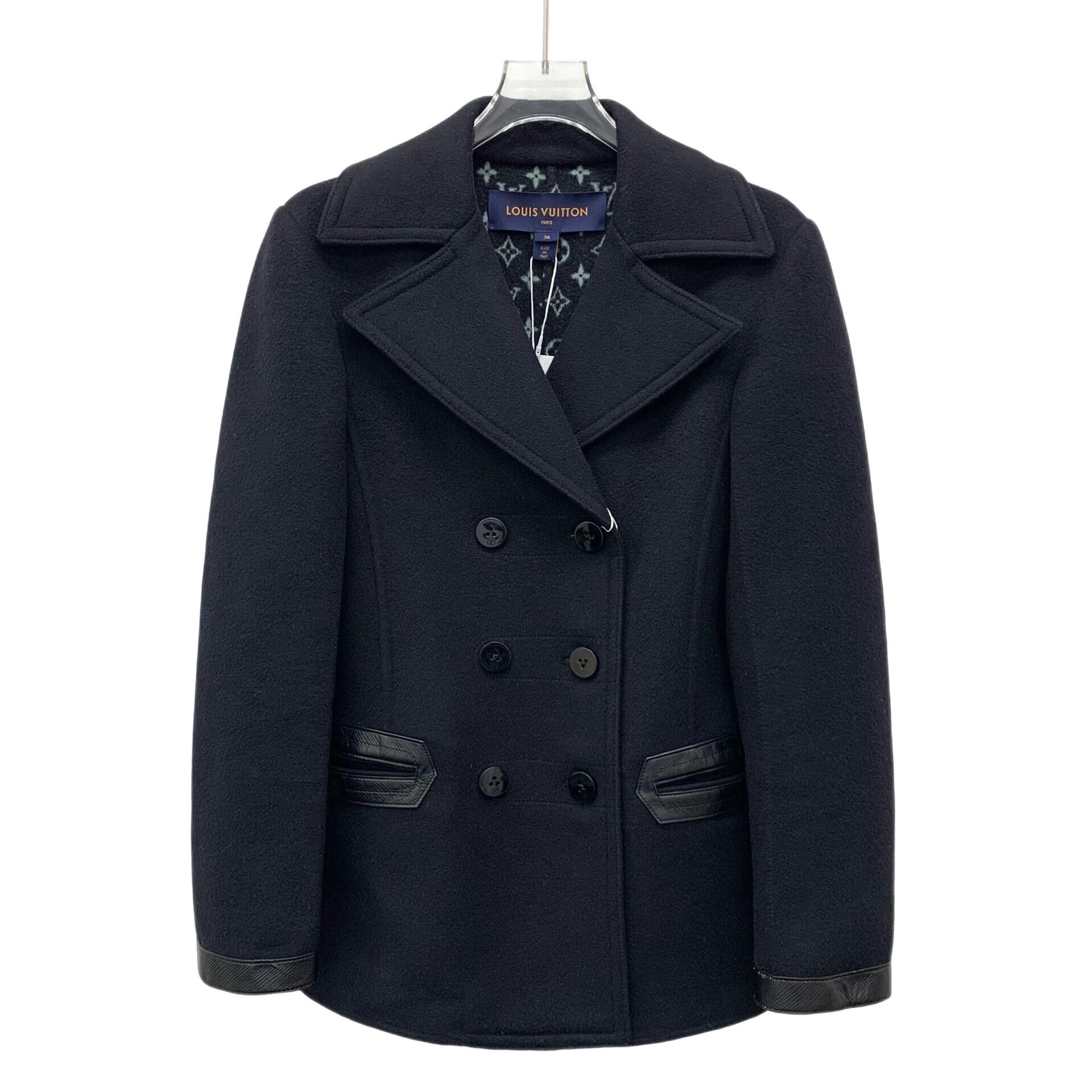 Louis Vuitton Louis Vuitton Monogram Lining Pea Coat FR 36 Size XS / US 0-2 / IT 36-38 - 1 Thumbnail