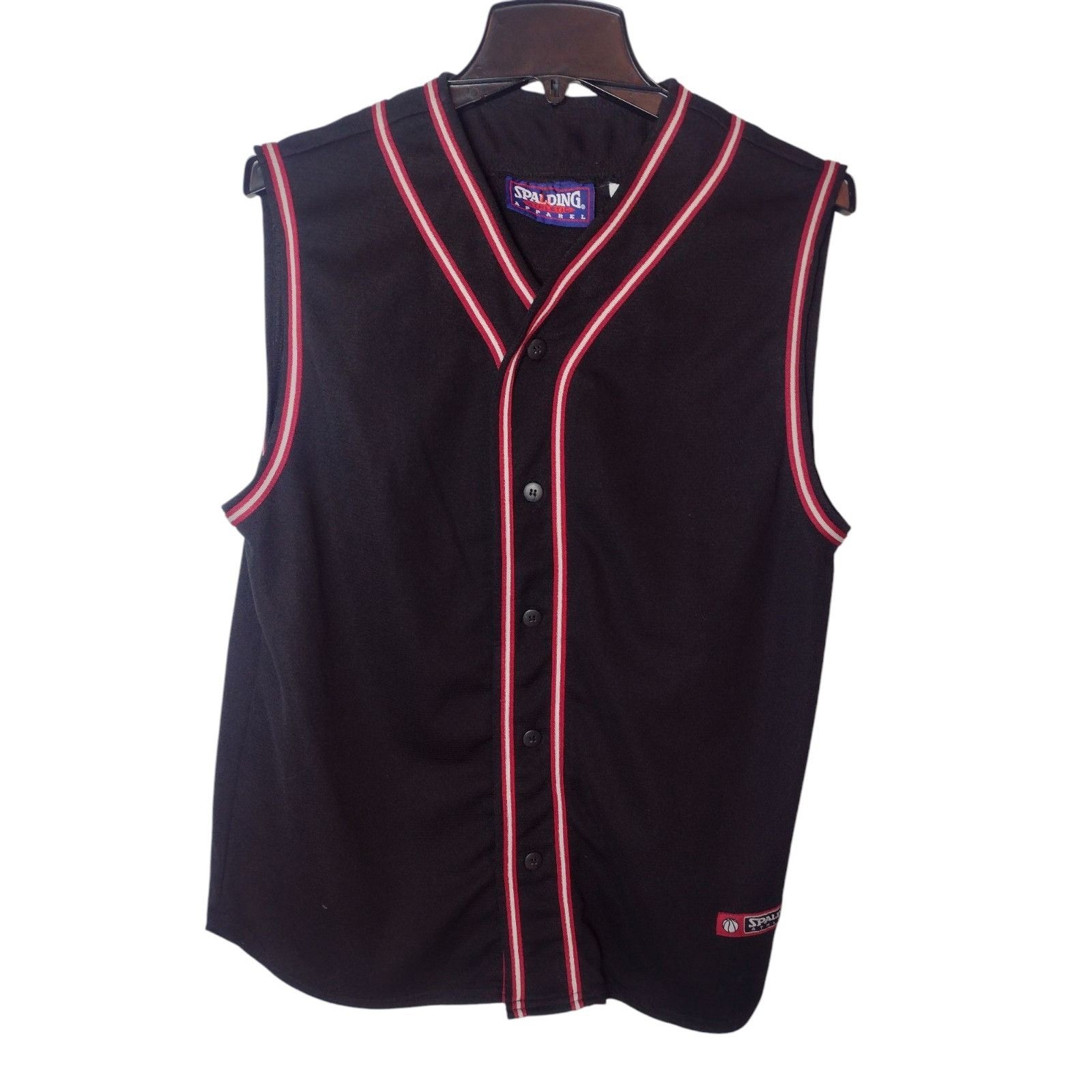 Spalding Vintage 80s Spalding Athletic Apparel Button Up Shirt Size Size US M / EU 48-50 / 2 - 1 Thumbnail